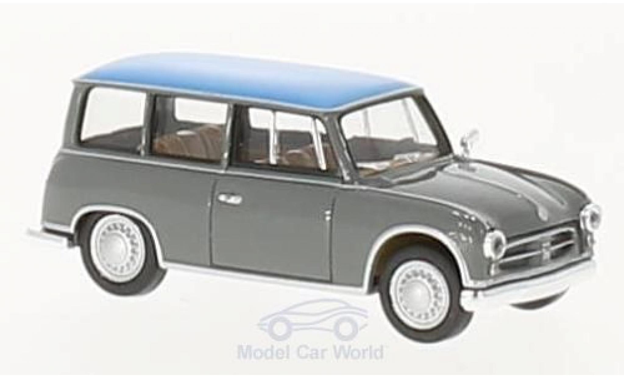 AWZ P70 1/87 Herpa Stationwagen grijs/blauw modelauto