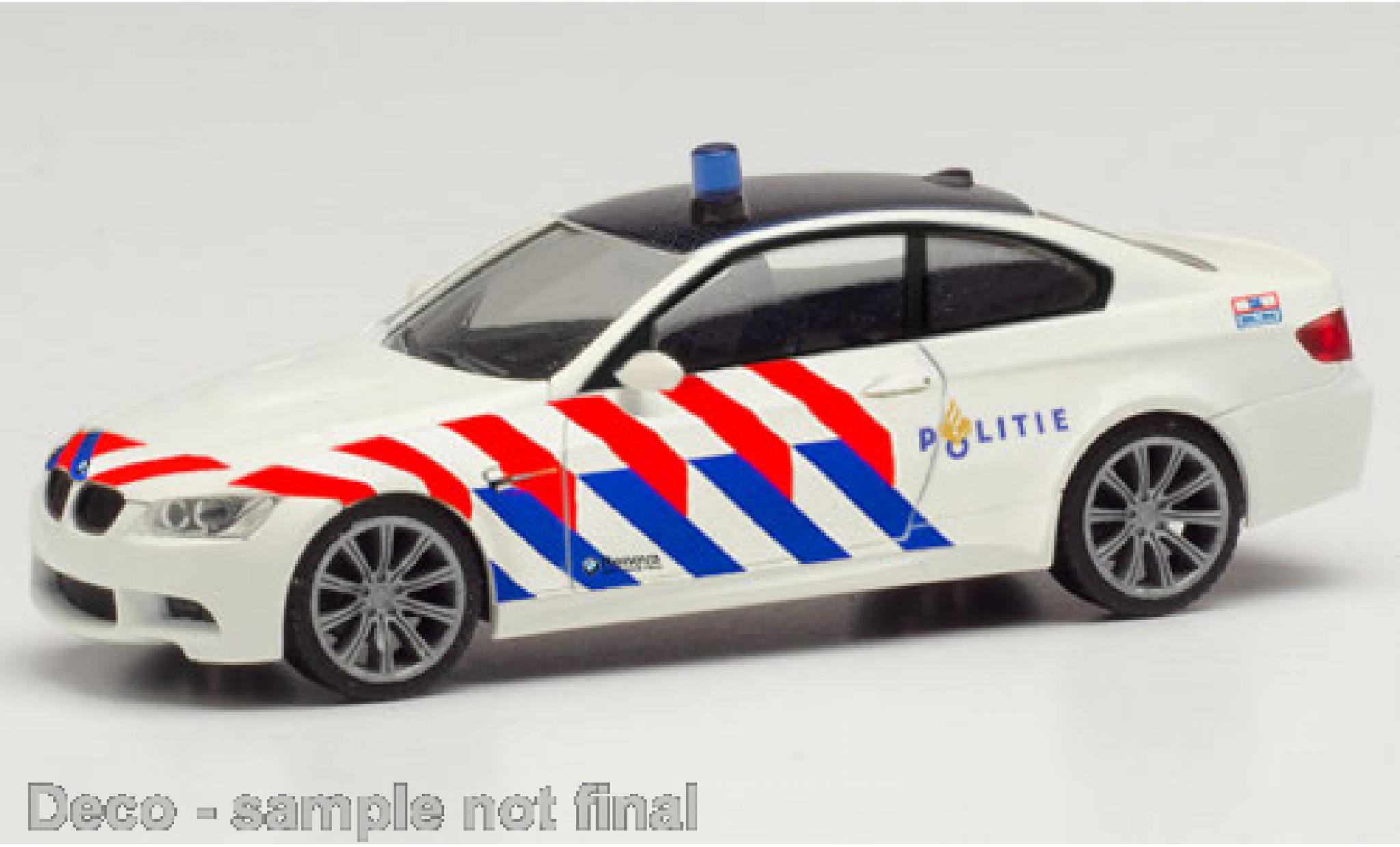 Bmw M3 1/87 Herpa Coupe (E92) Politie Niederlande modelauto
