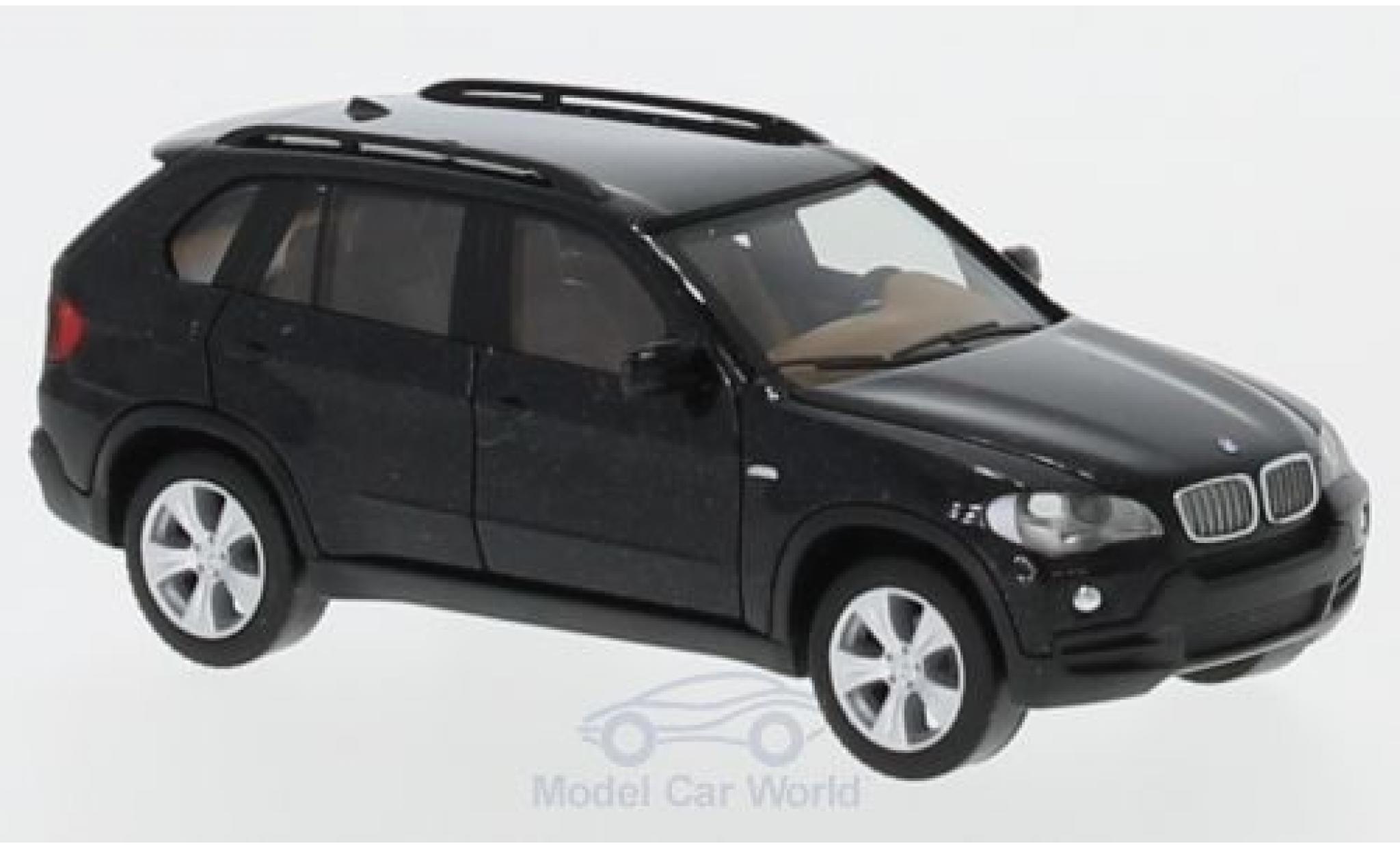Bmw X5 1/87 Herpa metallic zwart modelauto