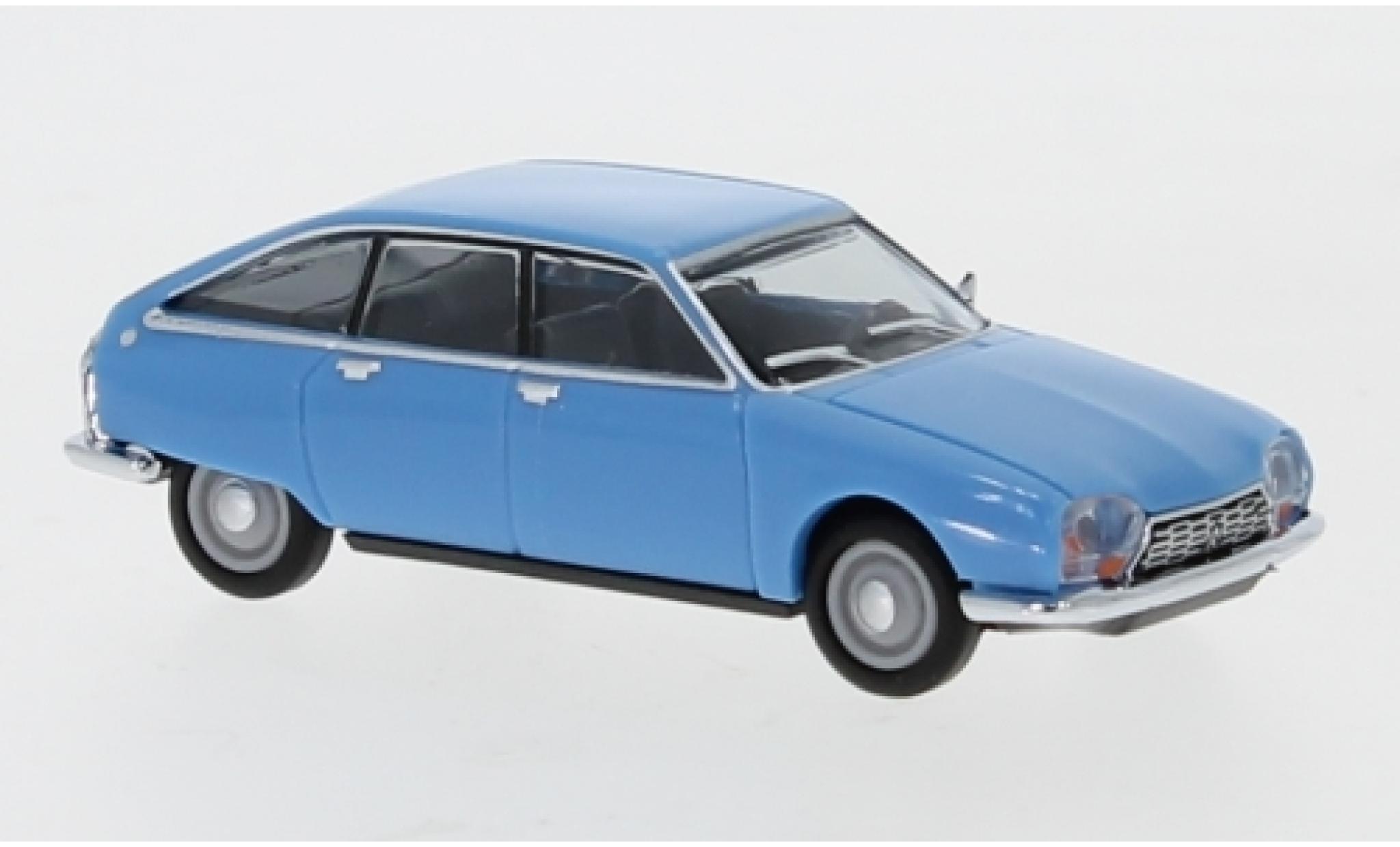Citroen GS 1/87 Herpa blauw modelauto