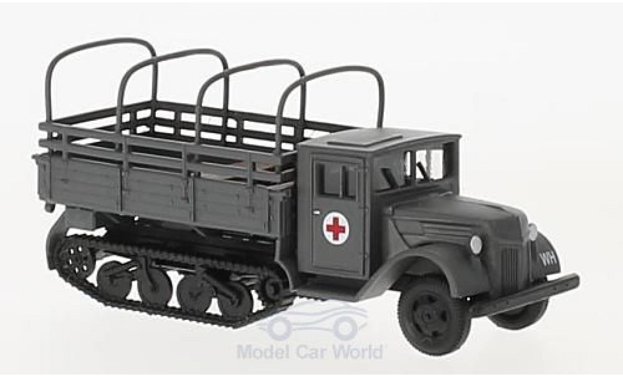 Ford 987 1/87 Herpa Maultier Sanit&auml;tsfahrzeug Wehrmacht / Ostfront mit Pritsche und Spriegel modelauto