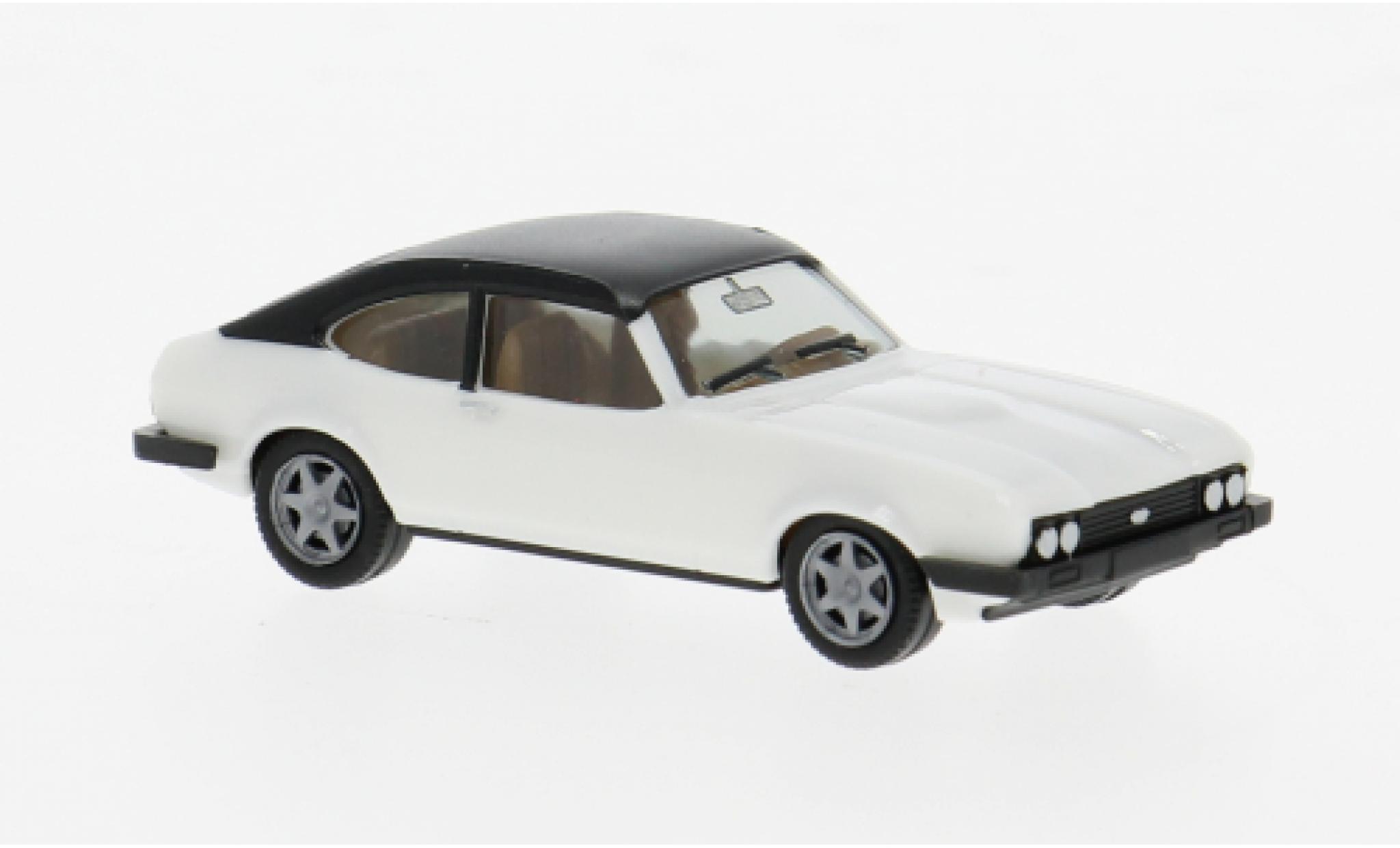 Ford Capri 1/87 Herpa wit/zwart 1:87 modelauto