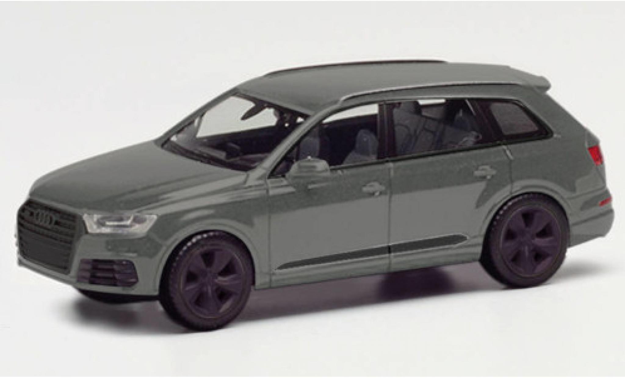 Audi Q7 1/87 Herpa grijs modelauto