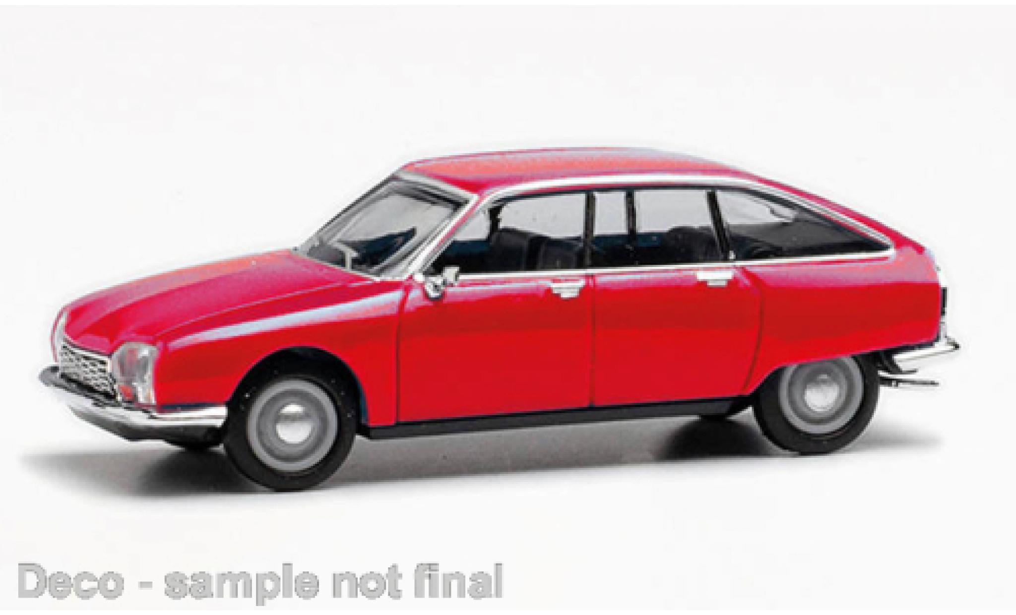Citroen GS 1/87 Herpa rood modelauto