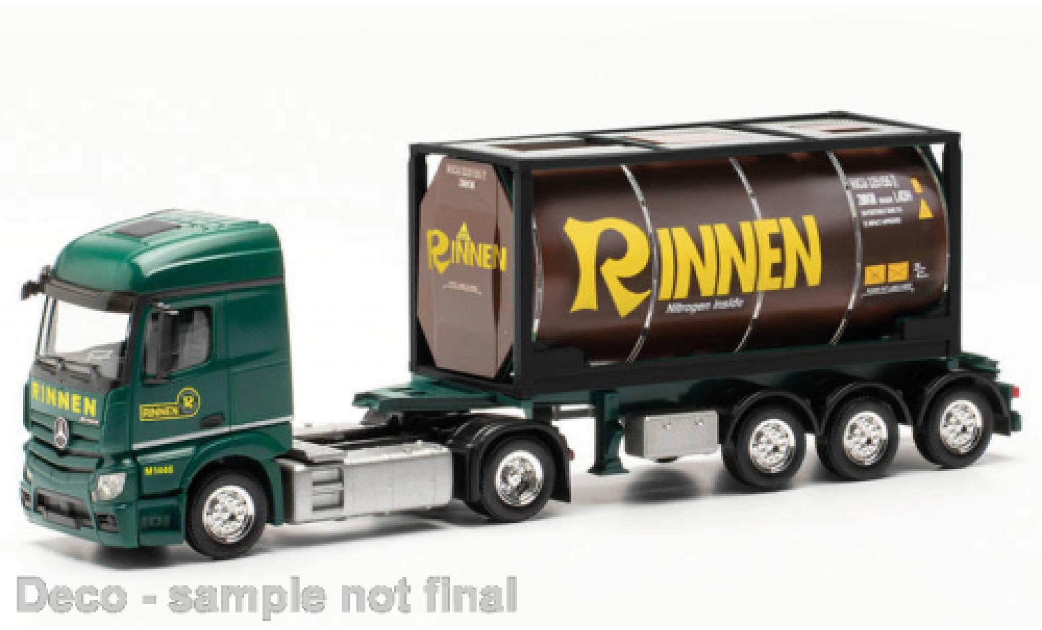 Mercedes Actros 1/87 Herpa Streamspace 2.3 Rinnen modelauto
