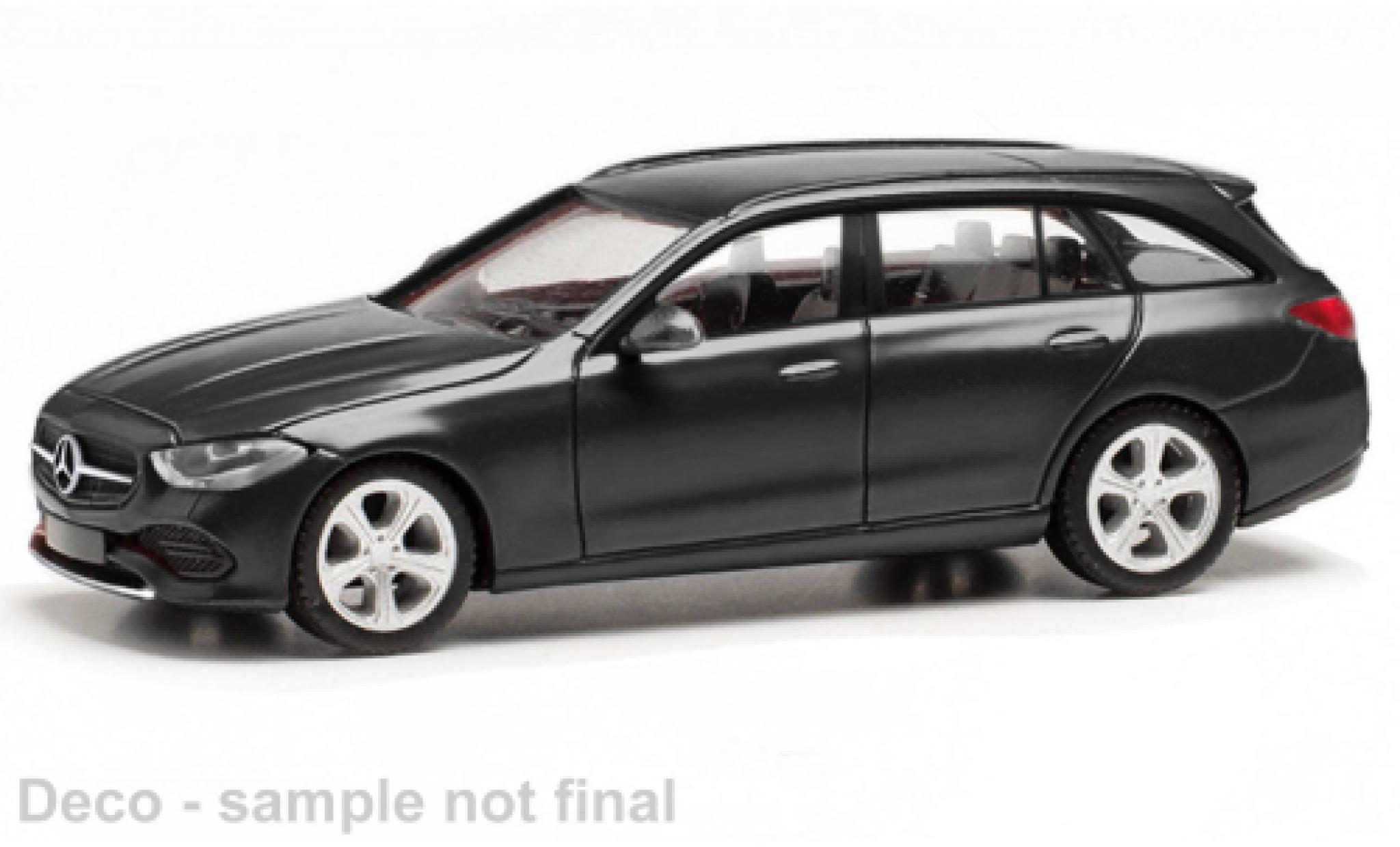 Mercedes CLA 1/87 Herpa C-classe T-Mod&egrave;le zwart modelauto