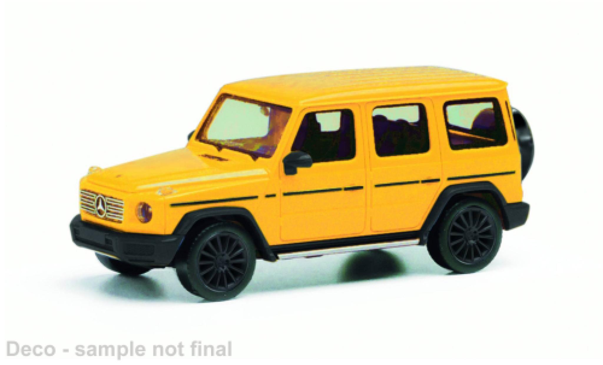 Mercedes Classe G 1/87 Herpa G-classe metallic geel modelauto