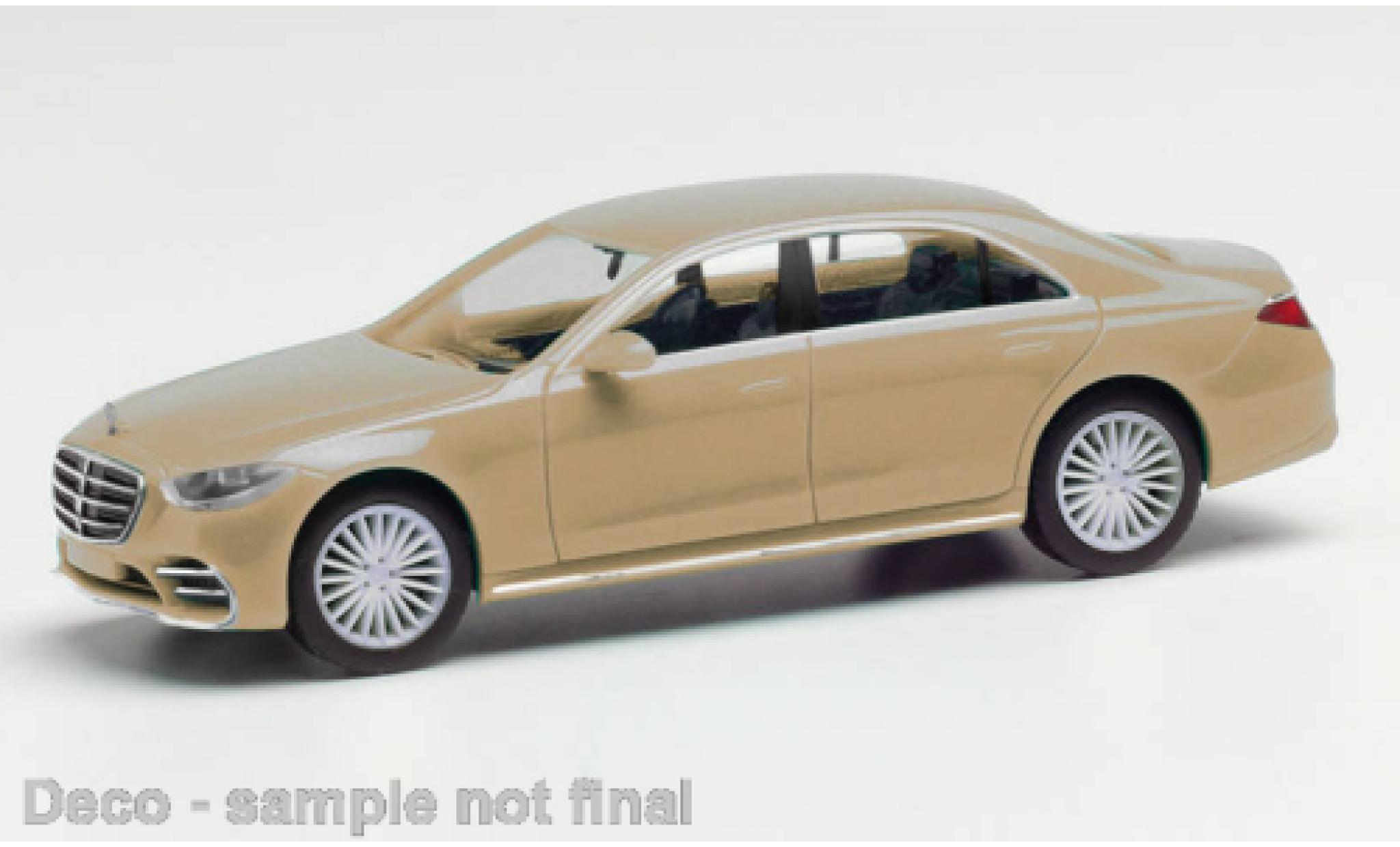 Mercedes CLA 1/87 Herpa S-classe metallic beige modelauto