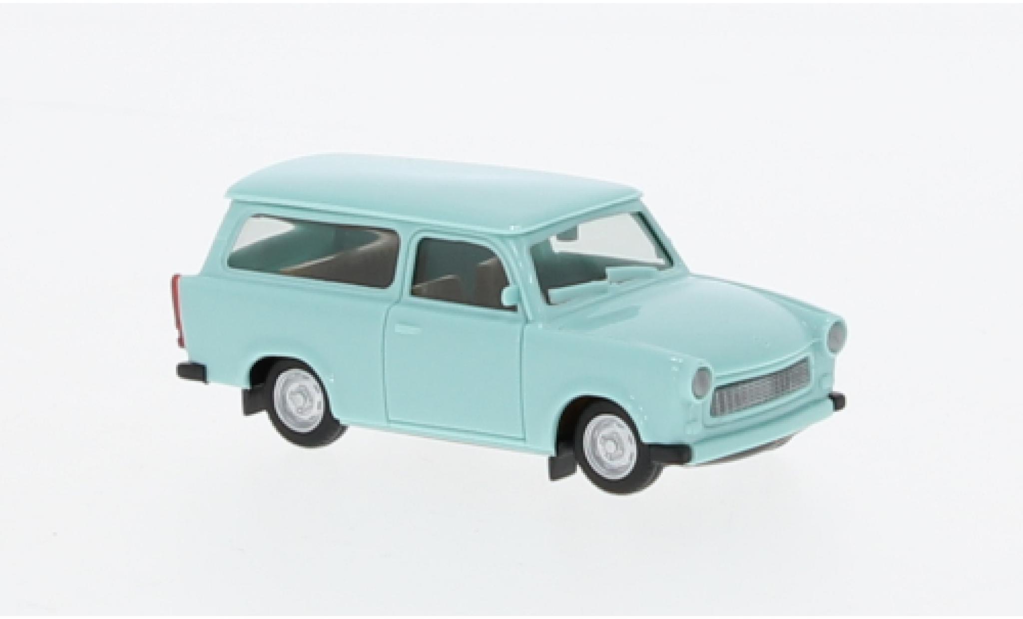 Trabant 601 1/87 Herpa Universal blauw clair modelauto