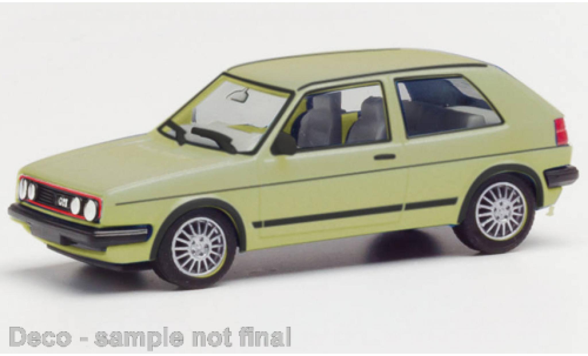 Volkswagen Golf 1/87 Herpa II GTI metallic la chaux modelauto