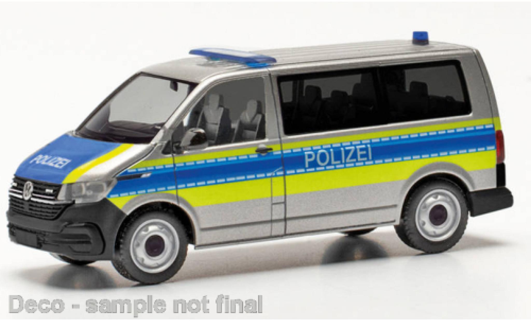 Volkswagen T6 1/87 Herpa .1 bus politie Basse-Saxe modelauto