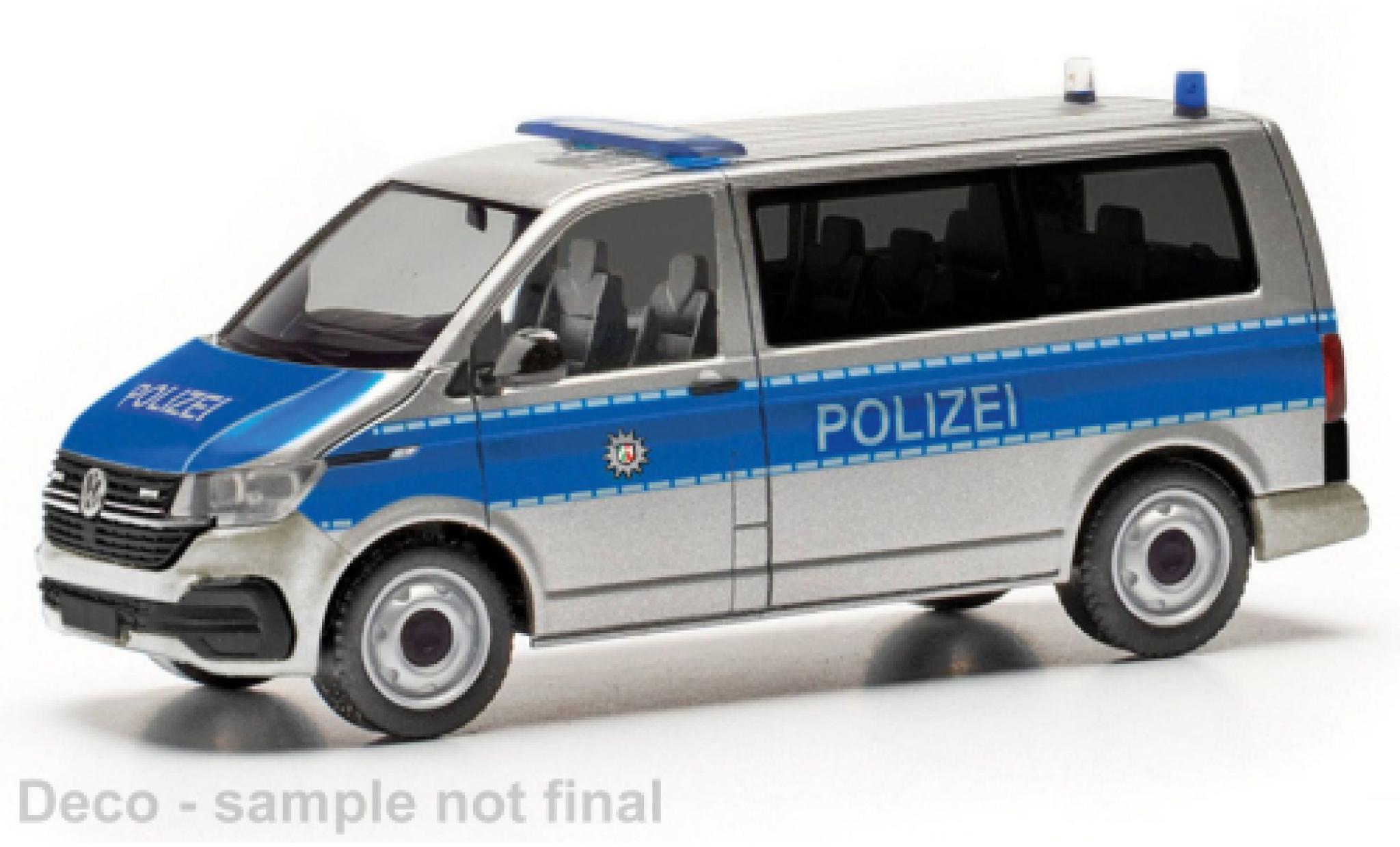 Volkswagen T6 1/87 Herpa .1 bus politie Nordrhein-Westfalen modelauto