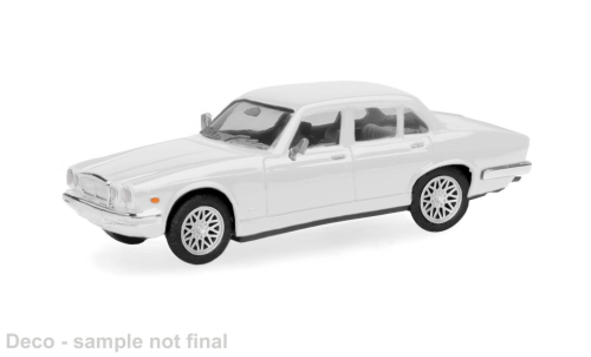 Jaguar XJ 1/87 Herpa Series III wit 1979 1:87 modelauto