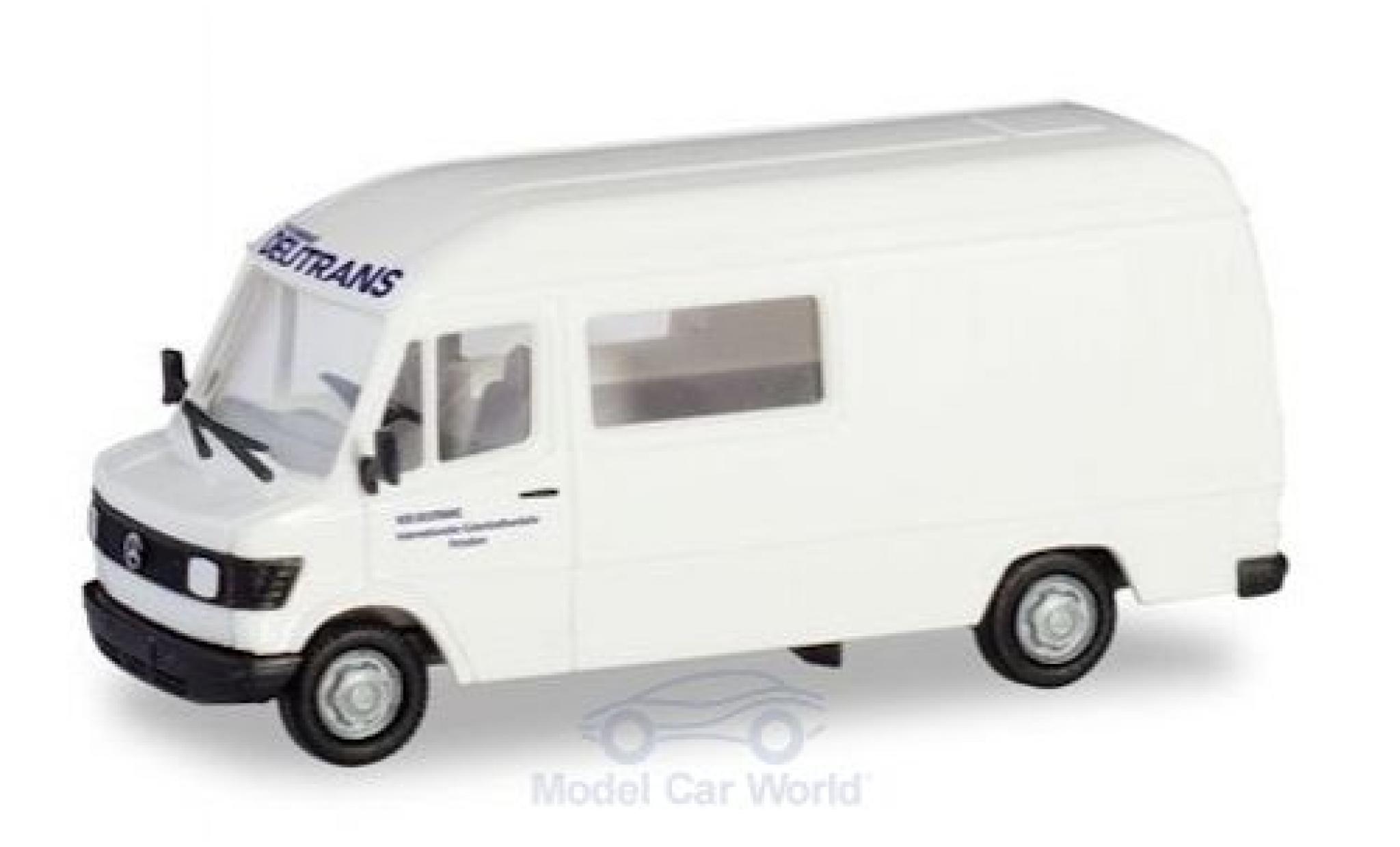 Mercedes 207 1/87 Herpa D Hochdach Halbbus Deutrans modelauto