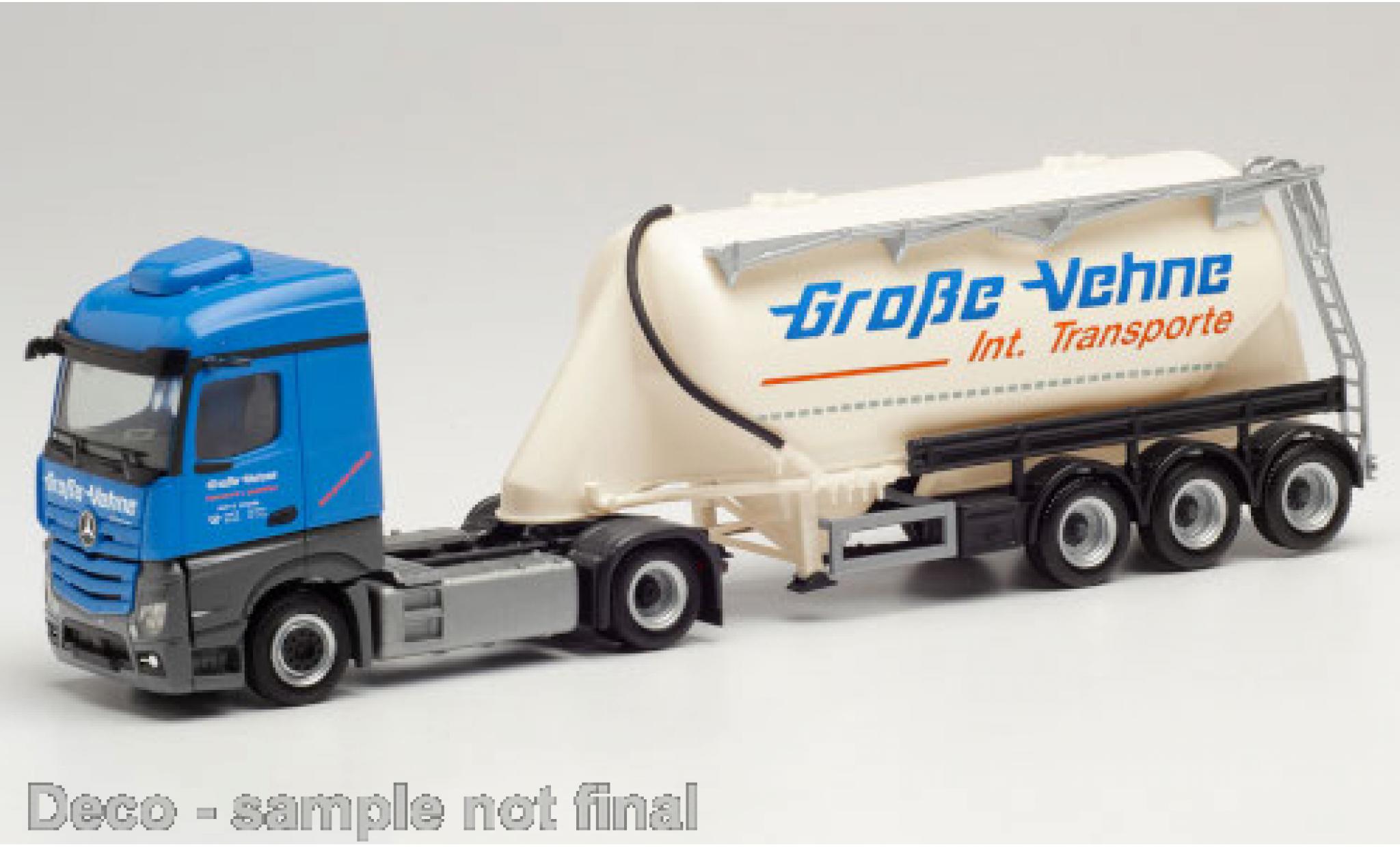 Mercedes Actros 1/87 Herpa Bigspace Gro&szlig;e Vehne Eutersilo-Sattelzug modelauto