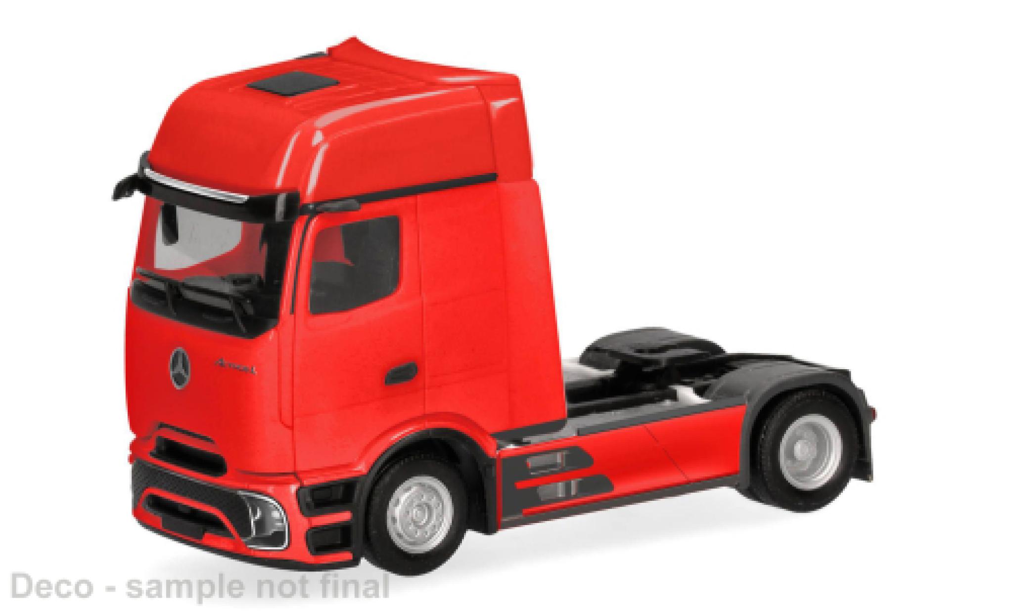 Mercedes Actros 1/87 Herpa L Gigaspace rood 1:87 modelauto