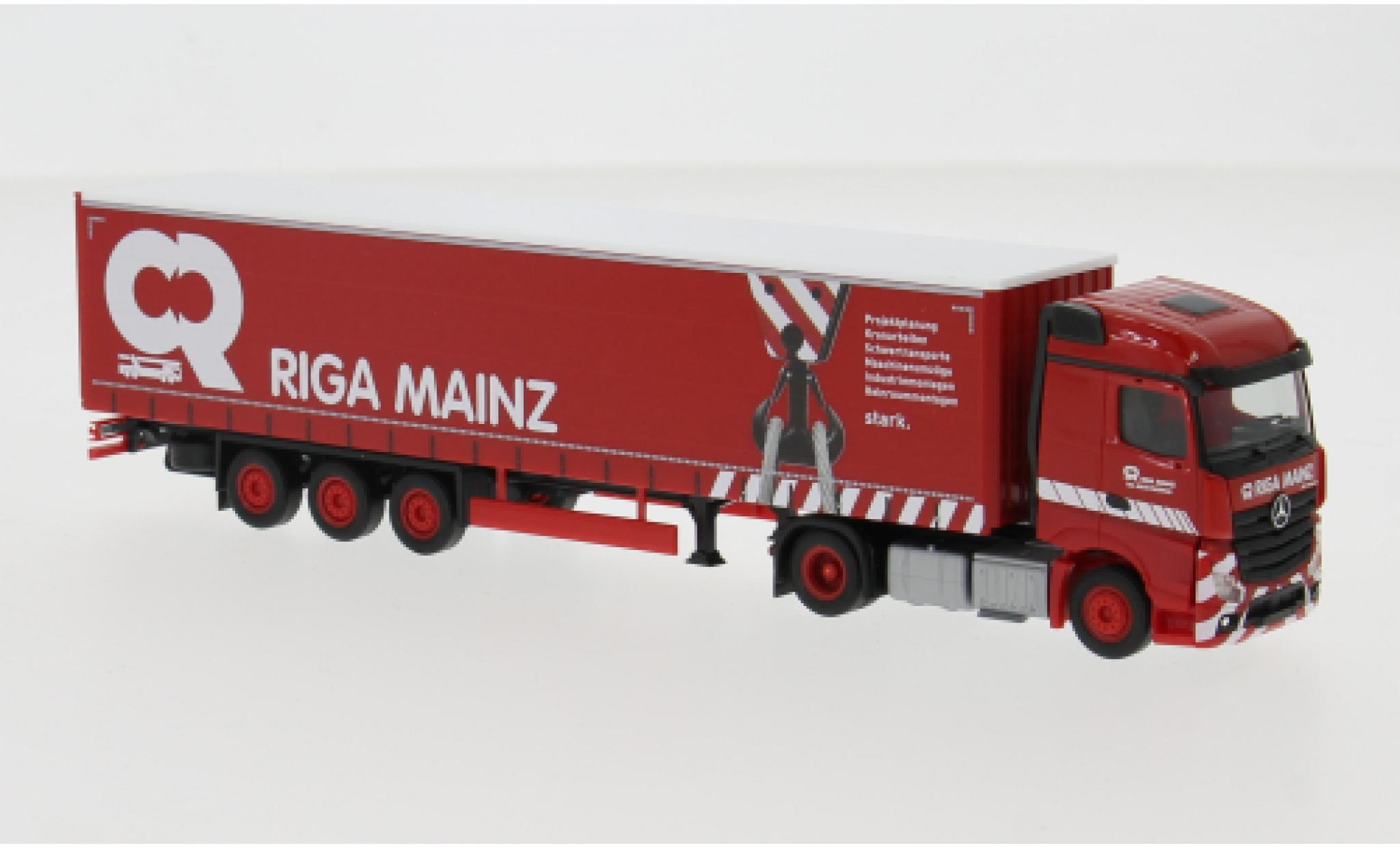 Mercedes Actros 1/87 Herpa Riga Mainz 1:87 modelauto