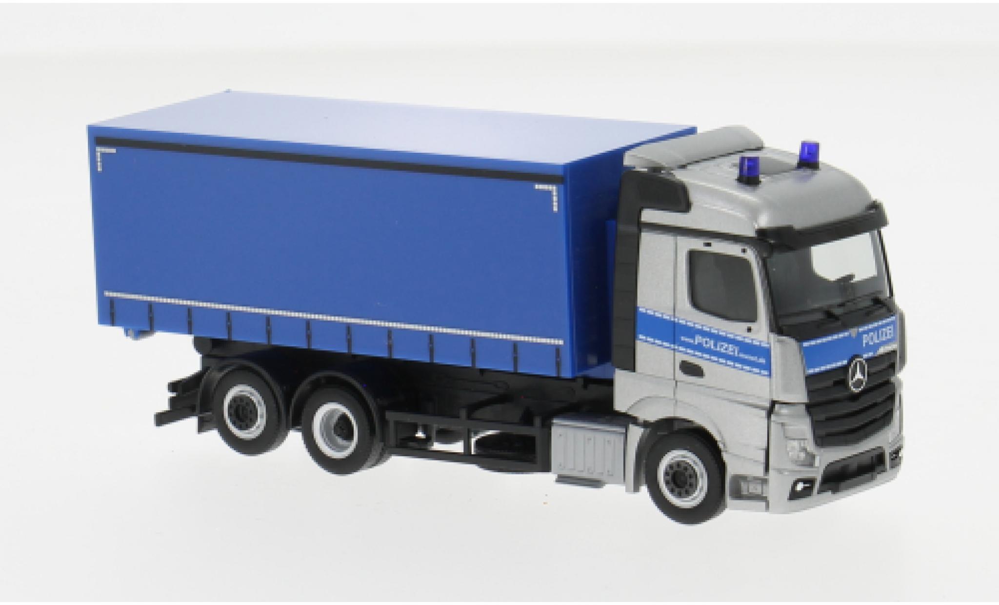Mercedes Actros 1/87 Herpa Streamspace Wechsellader Bereitschaftspolizei Mecklenburg-Vorpommern 1:87 modelauto