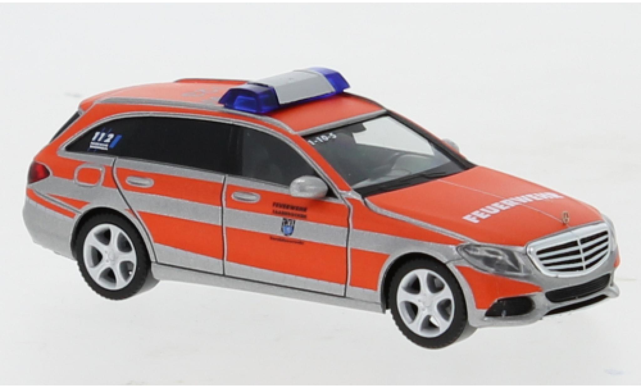 Mercedes Classe C 1/87 Herpa T-Modell Elegance Brandweer Saarbr&uuml;cken modelauto