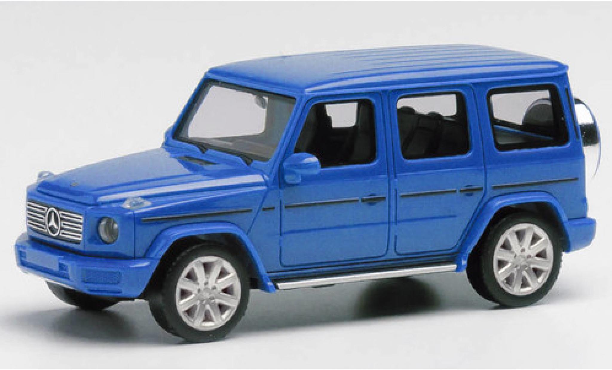 Mercedes Classe G 1/87 Herpa metallic blauw modelauto