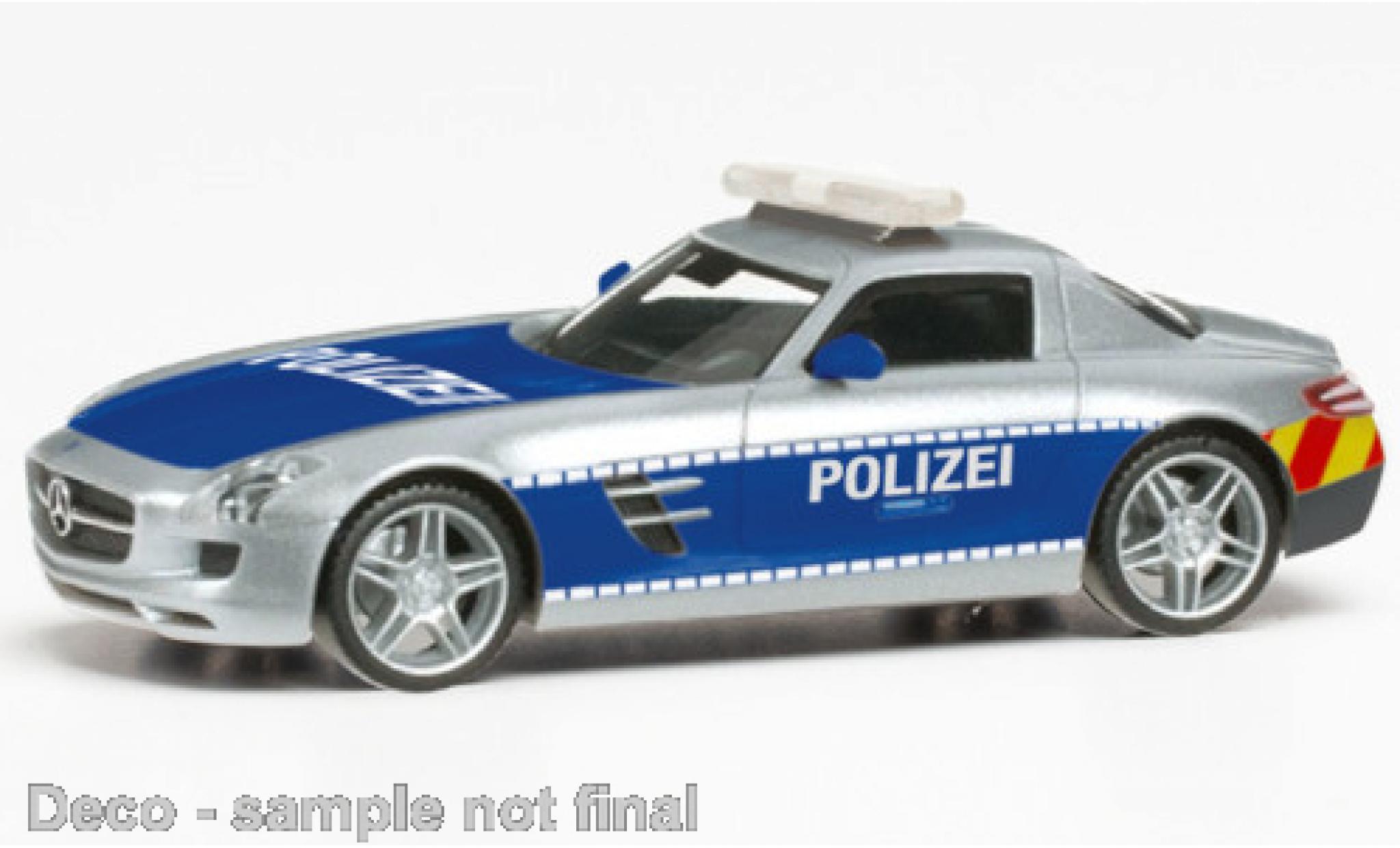 Mercedes SLS 1/87 Herpa AMG Politie Showcar modelauto