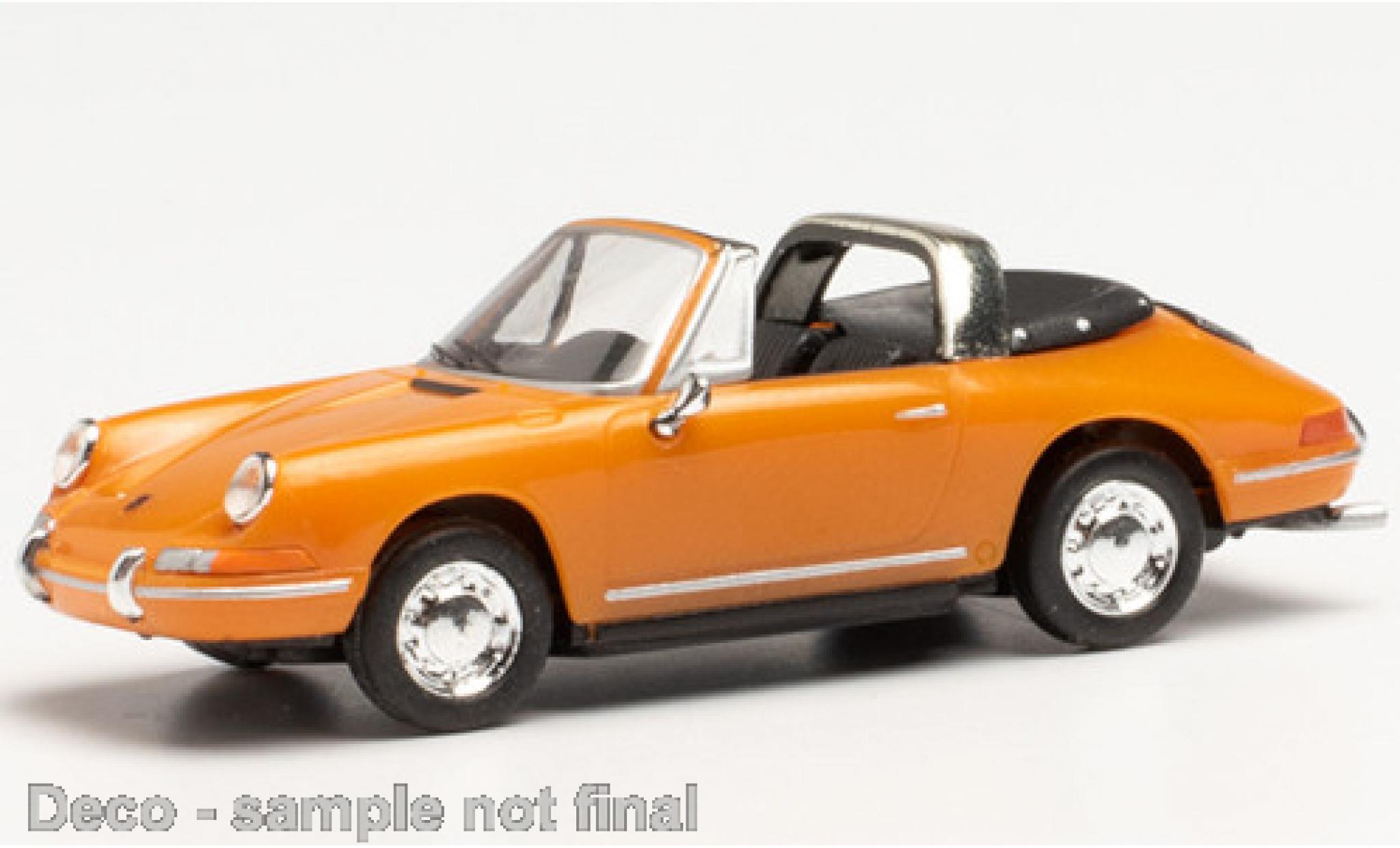 Porsche 911 1/87 Herpa Targa oranje modelauto