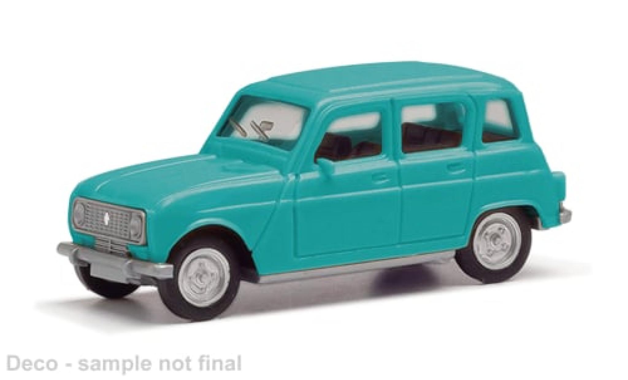 Renault 4 1/87 Herpa turquoise 1:87 modelauto