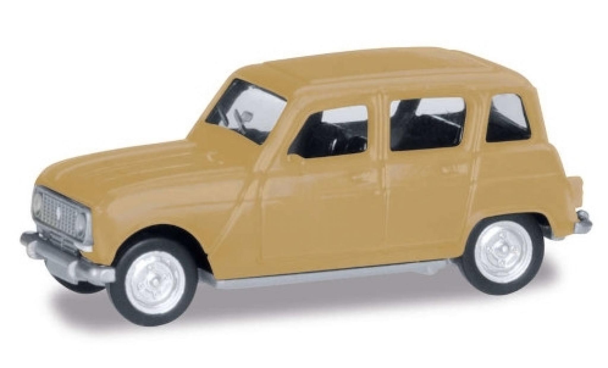 Renault 4 1/87 Herpa R beige modelauto