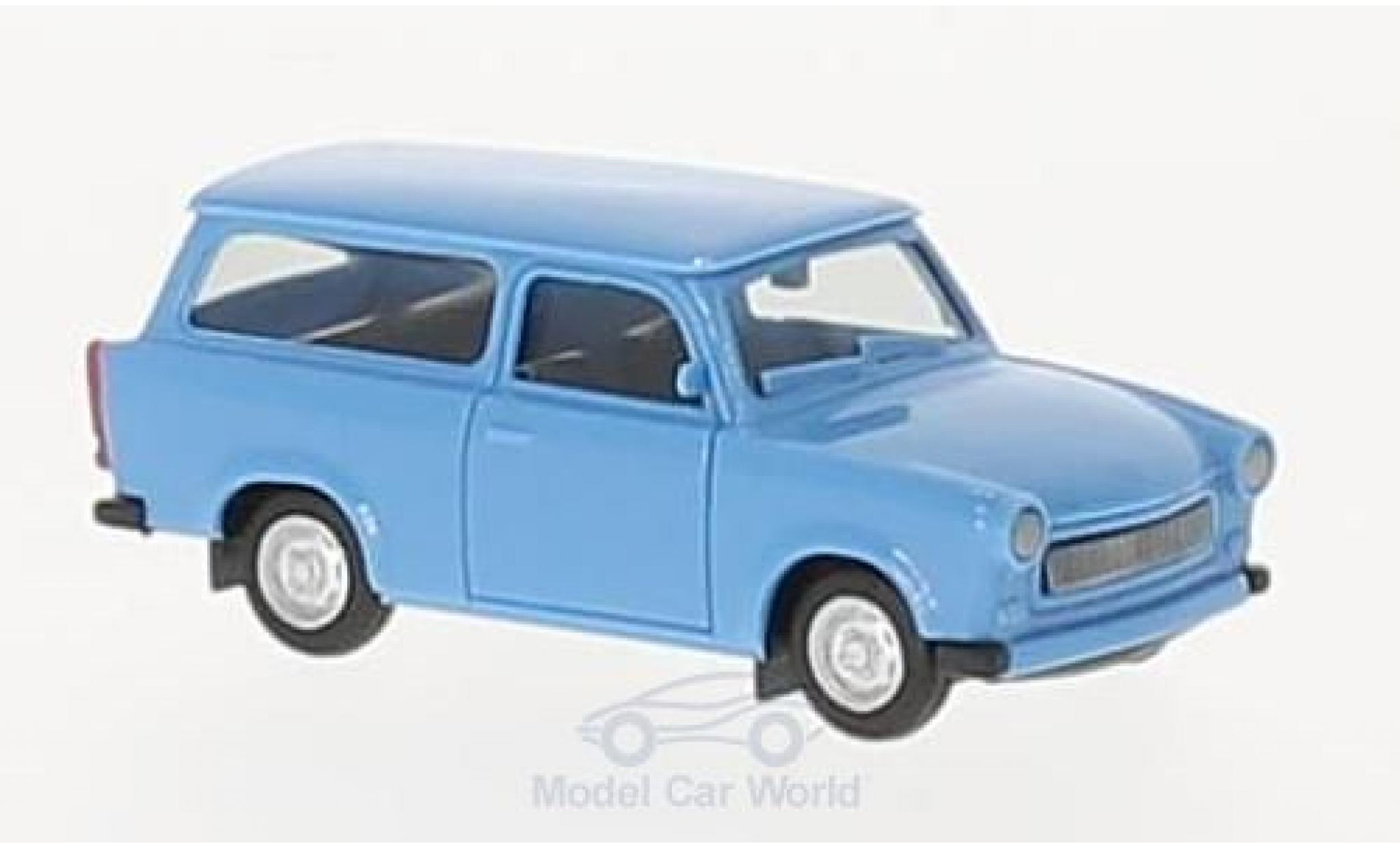 Trabant 601 1/87 Herpa S Universal blauw modelauto