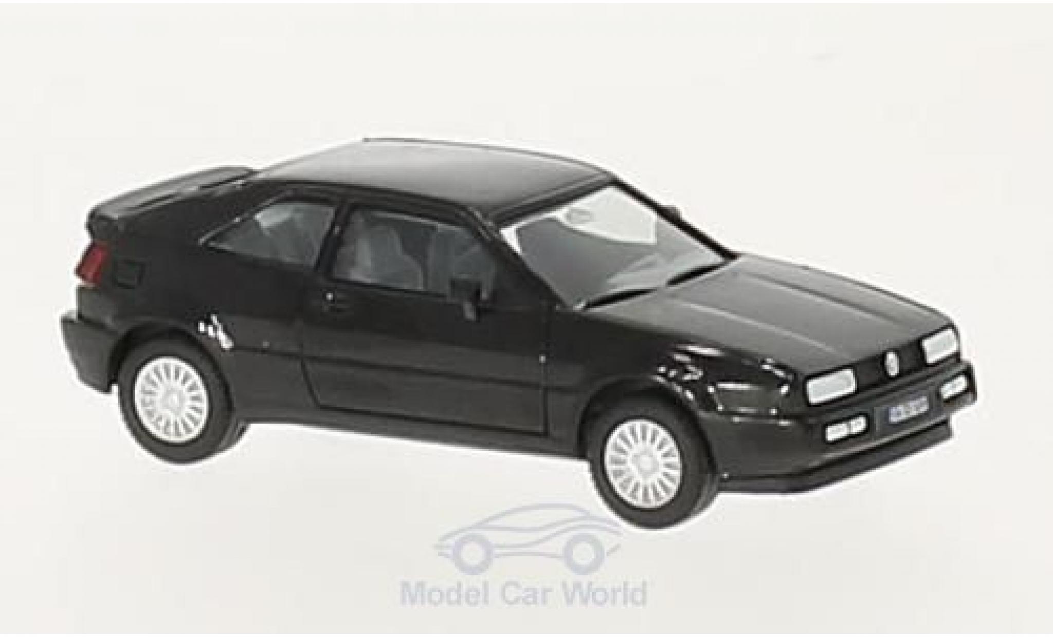 Volkswagen Corrado 1/87 Herpa zwart H-Edition modelauto
