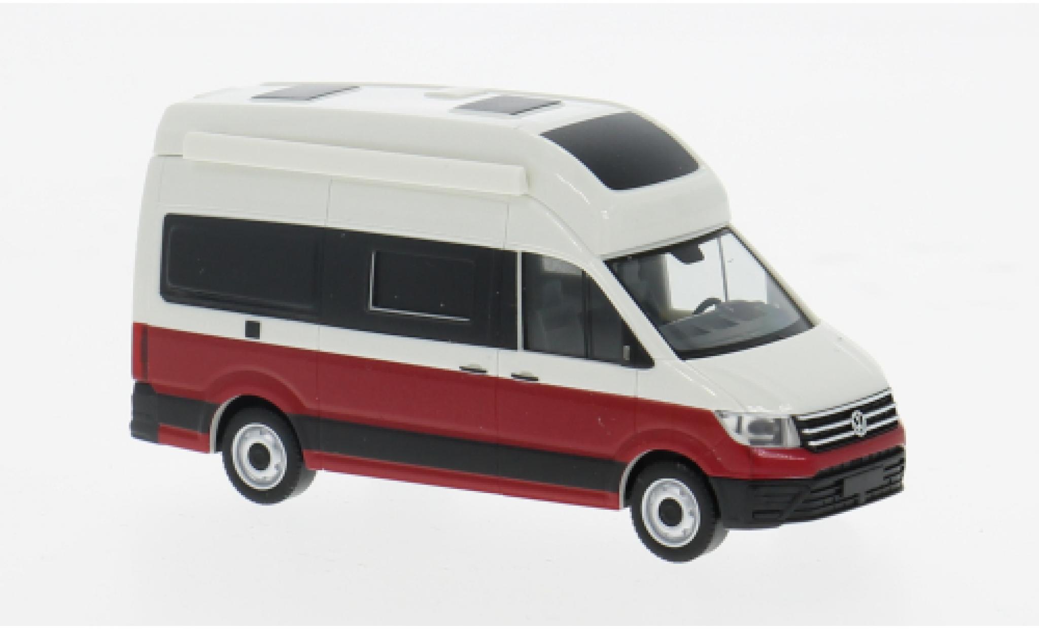 Volkswagen Crafter 1/87 Herpa Grand California beige/rood 1:87 modelauto