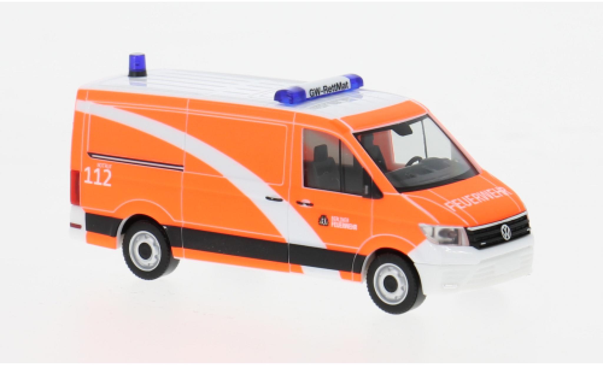 Volkswagen Crafter 1/87 Herpa Kasten Sedanr Brandweer/GW-RettMat 1:87 modelauto