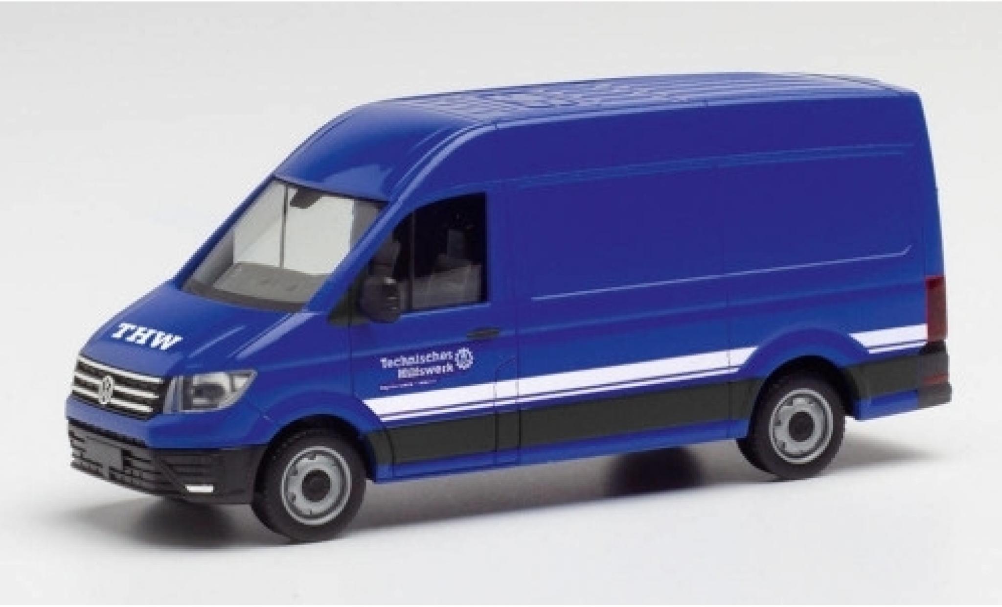 Volkswagen Crafter 1/87 Herpa Kasten HD THW Dresden modelauto