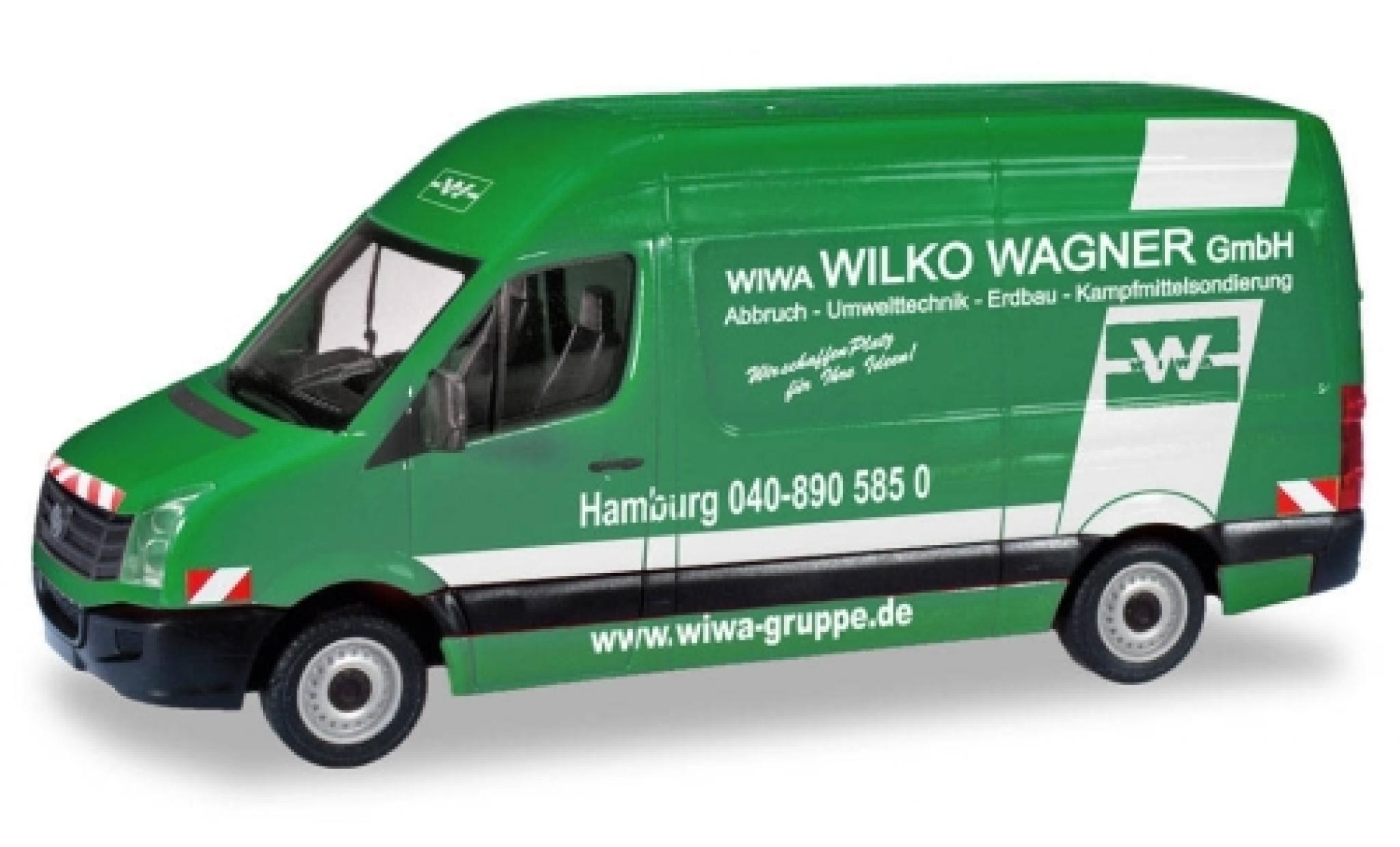 Volkswagen Crafter 1/87 Herpa Kasten HD Wilko Wagner Hamburg modelauto