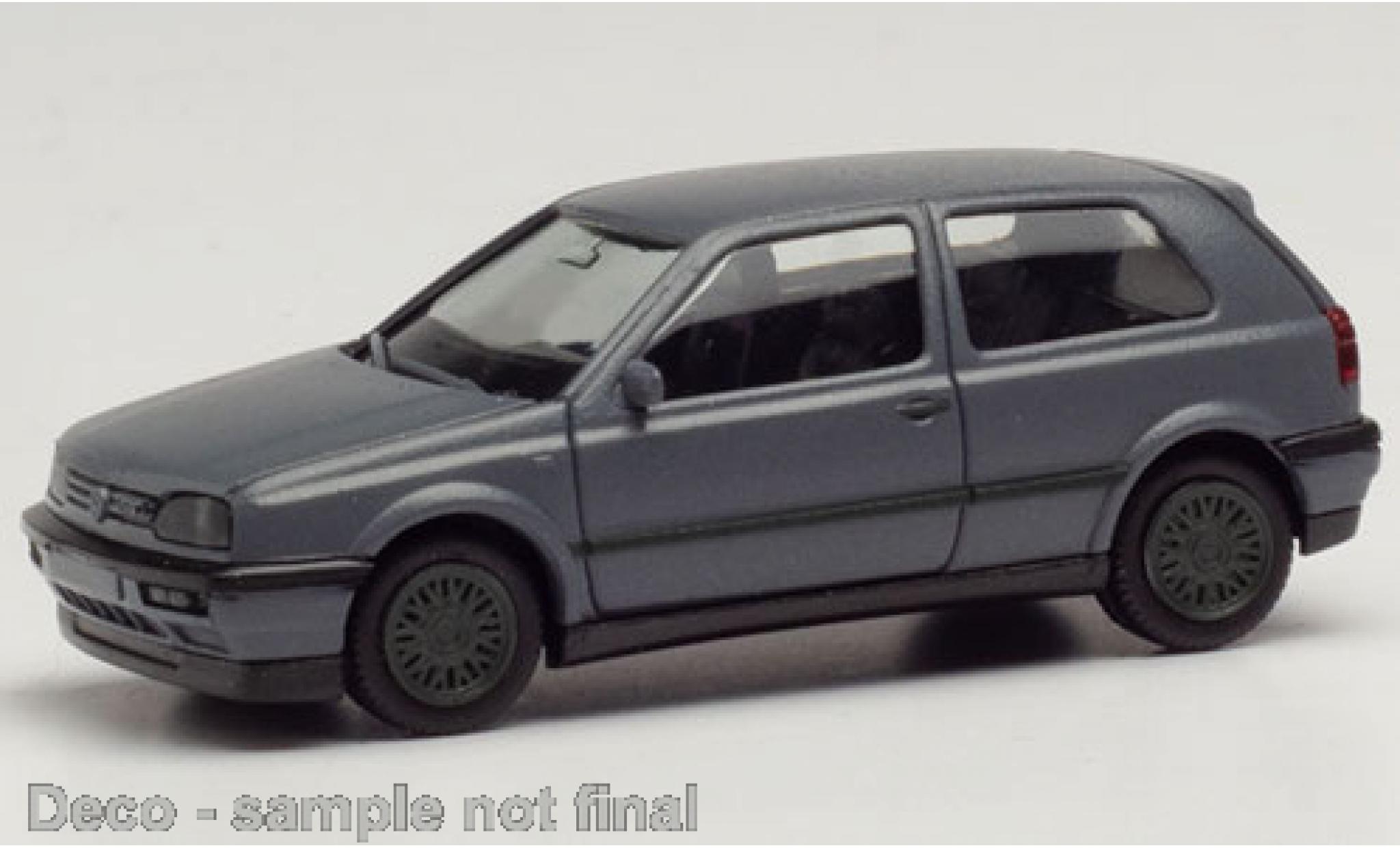 Volkswagen Golf 1/87 Herpa III VR6 grijs modelauto