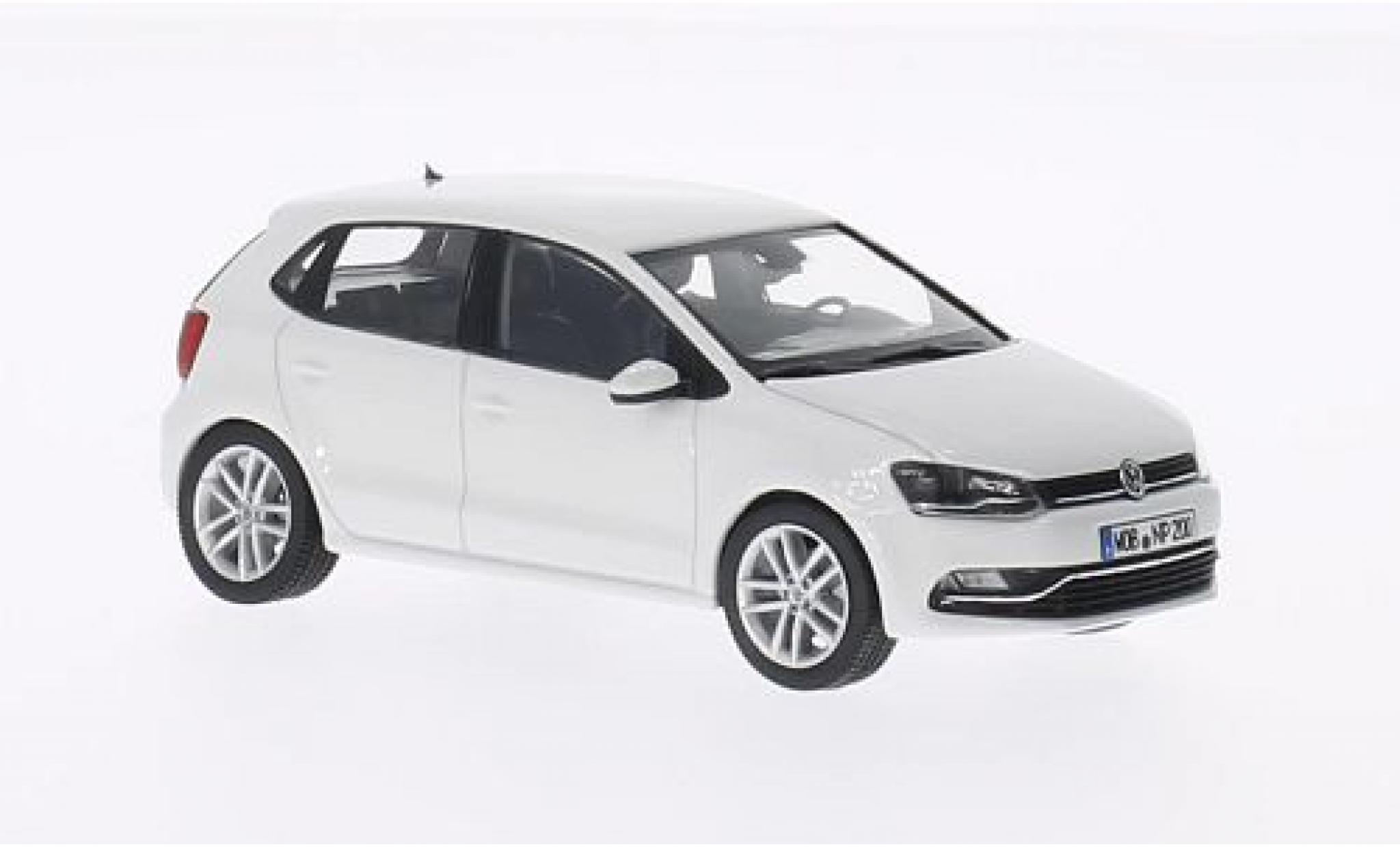 Volkswagen Polo 1/43 Herpa V (6C) wit 2014 5-portes modelauto