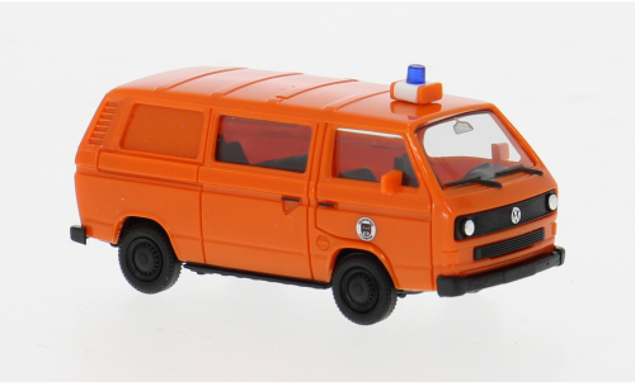 Volkswagen T3 1/87 Herpa Brandweer Hamburg 1:87 modelauto