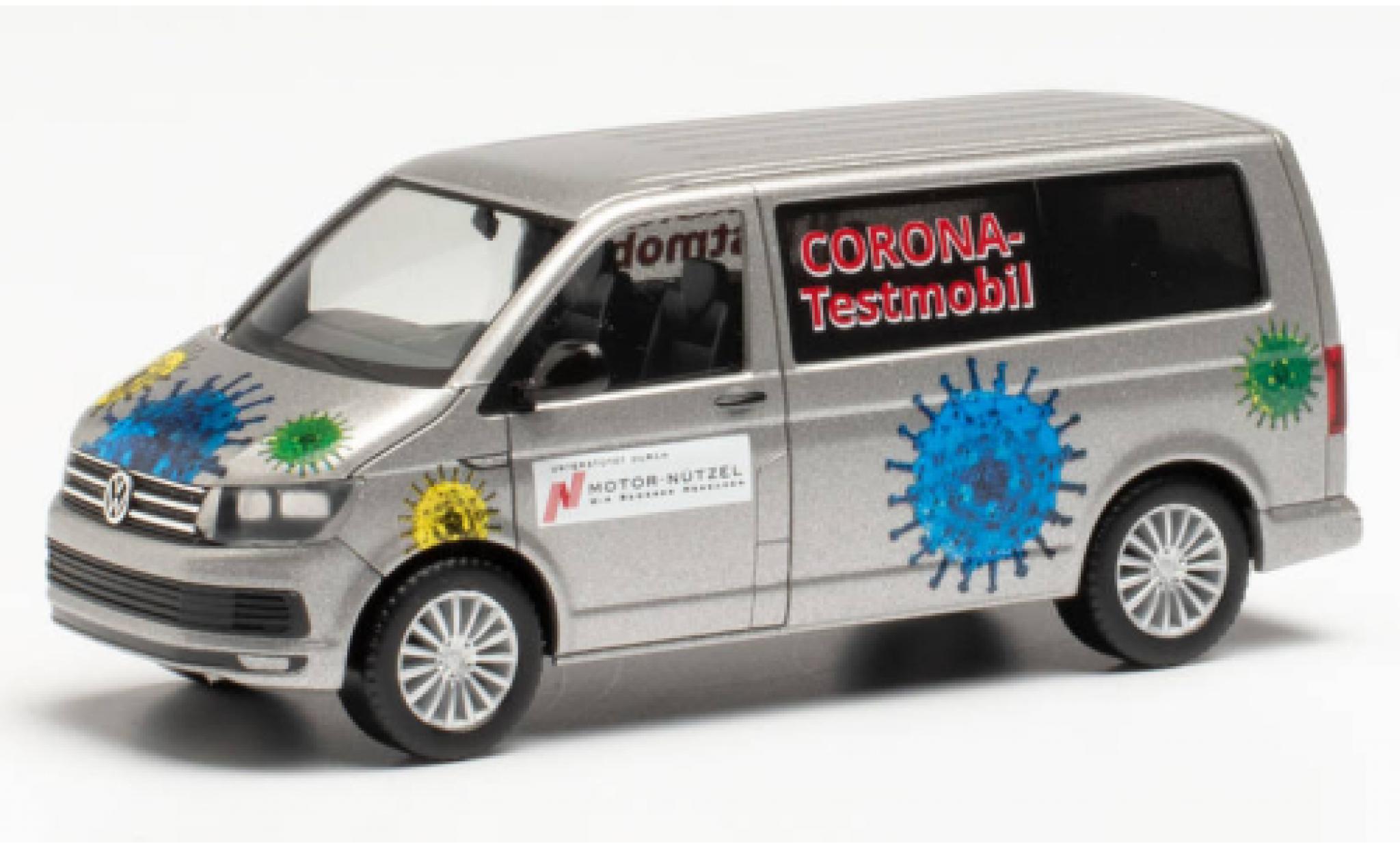 Volkswagen T6 1/87 Herpa Bus CORONA-Testmobil modelauto