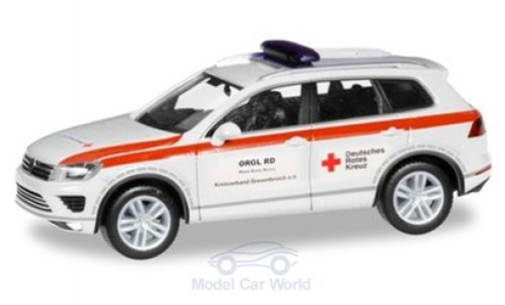 Volkswagen Touareg 1/87 Herpa DRK Grevenbroich modelauto