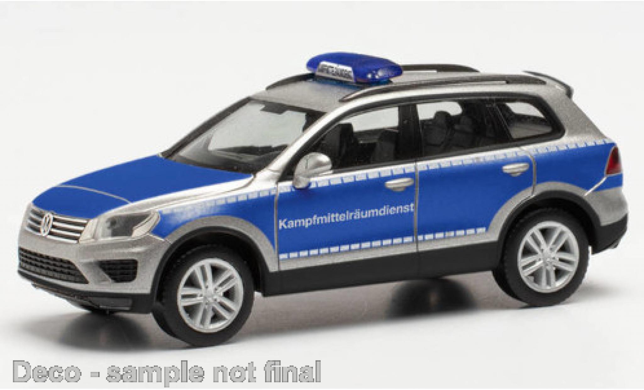 Volkswagen Touareg 1/87 Herpa Kampfmittelr&auml;umdienst Schleswig-Holstein modelauto