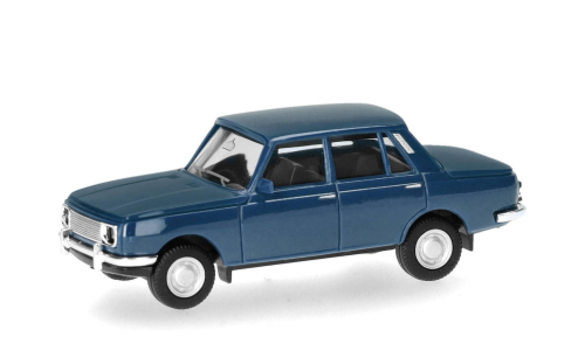 Wartburg 353 1/87 Herpa blauw 1966 1:87 modelauto
