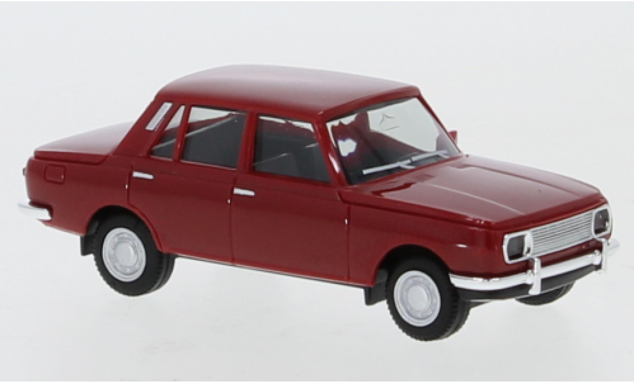 Wartburg 353 1/87 Herpa rood 1966 modelauto