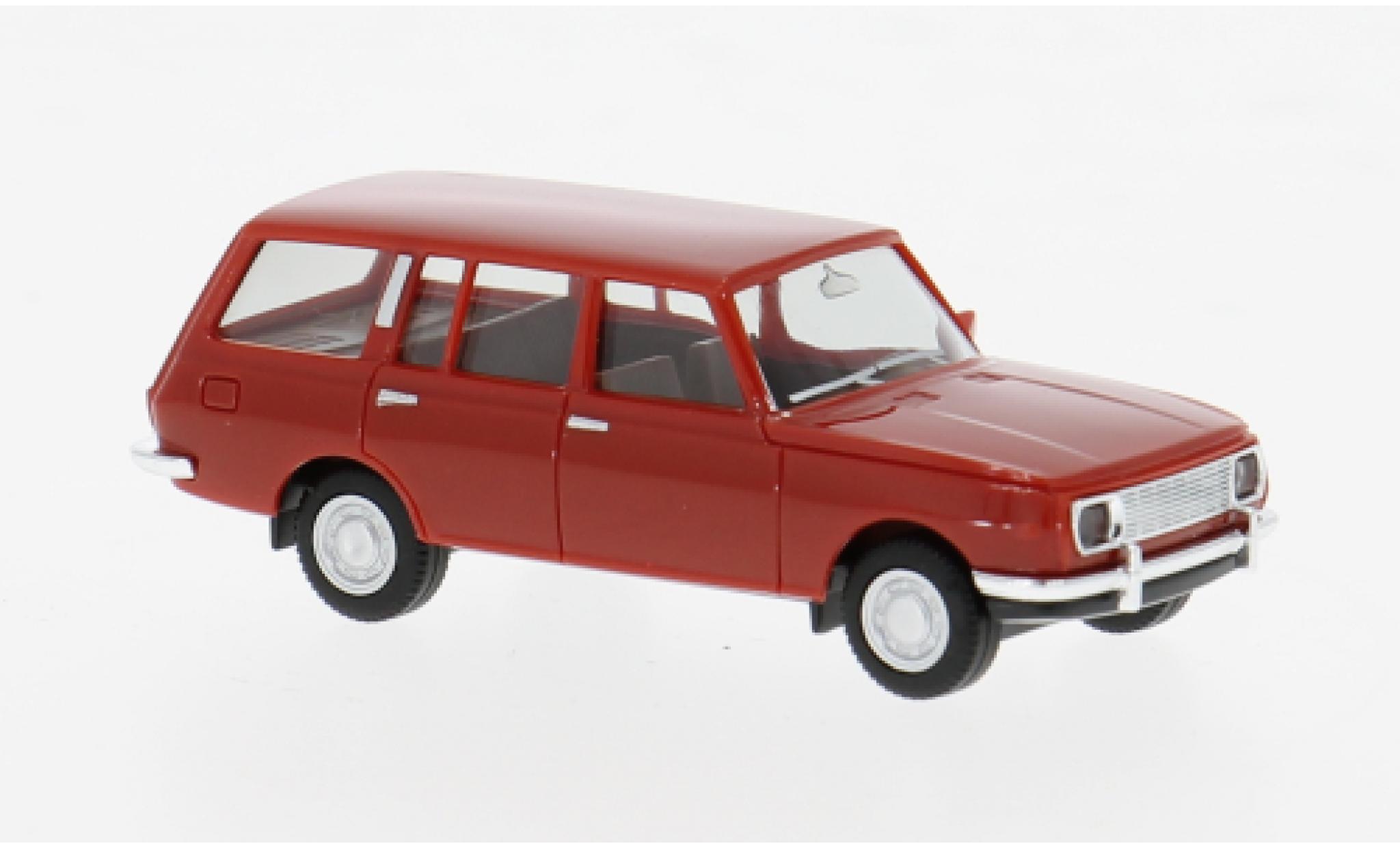 Wartburg 353 1/87 Herpa Tourist rood 1966 1:87 modelauto