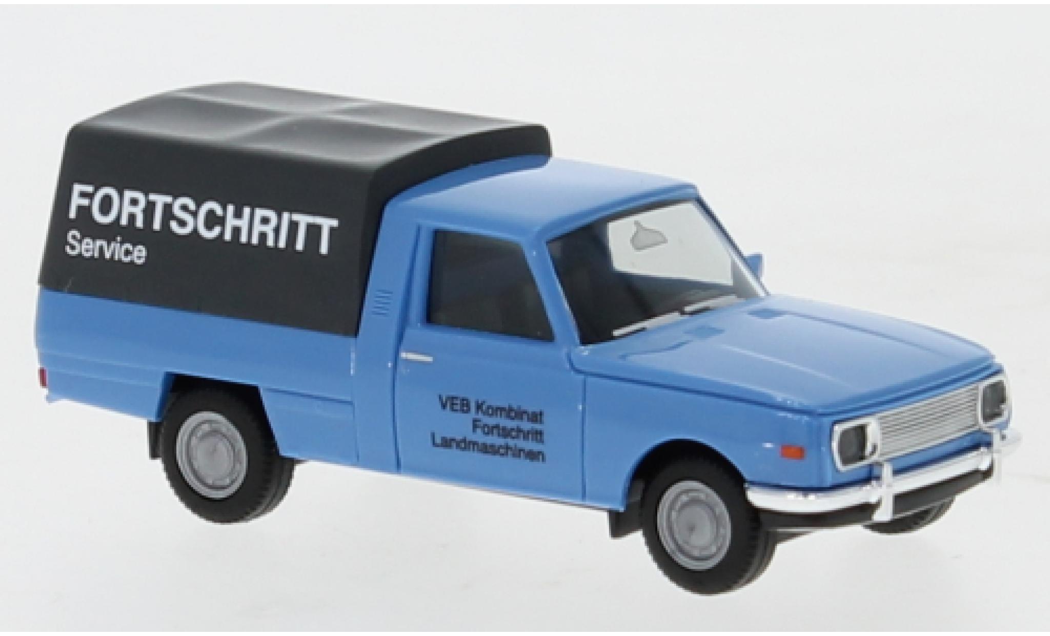 Wartburg 353 1/87 Herpa Trans Fortschritt Service 1966 avec toile modelauto