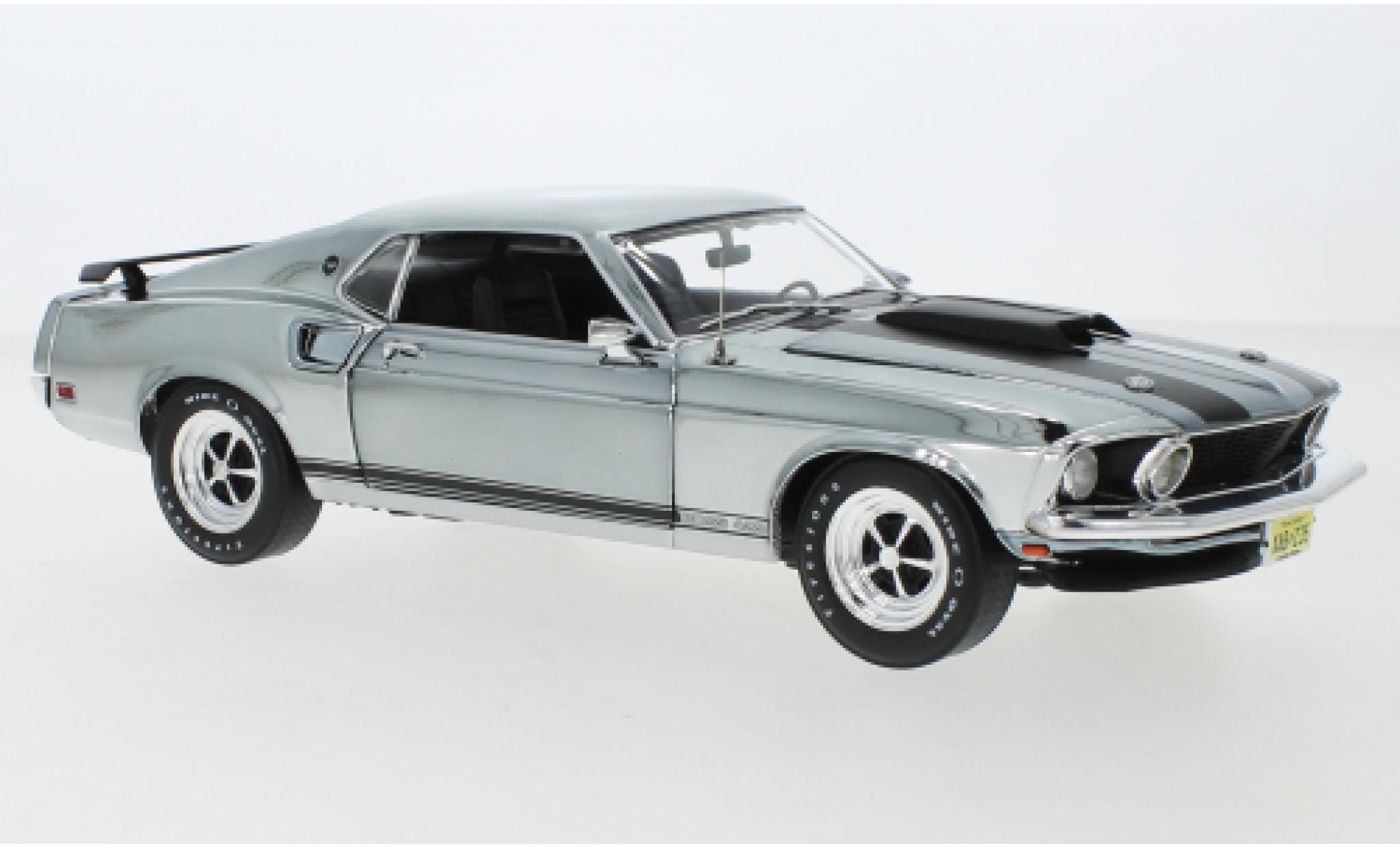 Ford Mustang 1/18 Highway 61 Boss 429 chrom/matt-zwart 1969 John Wick (2014) modelauto