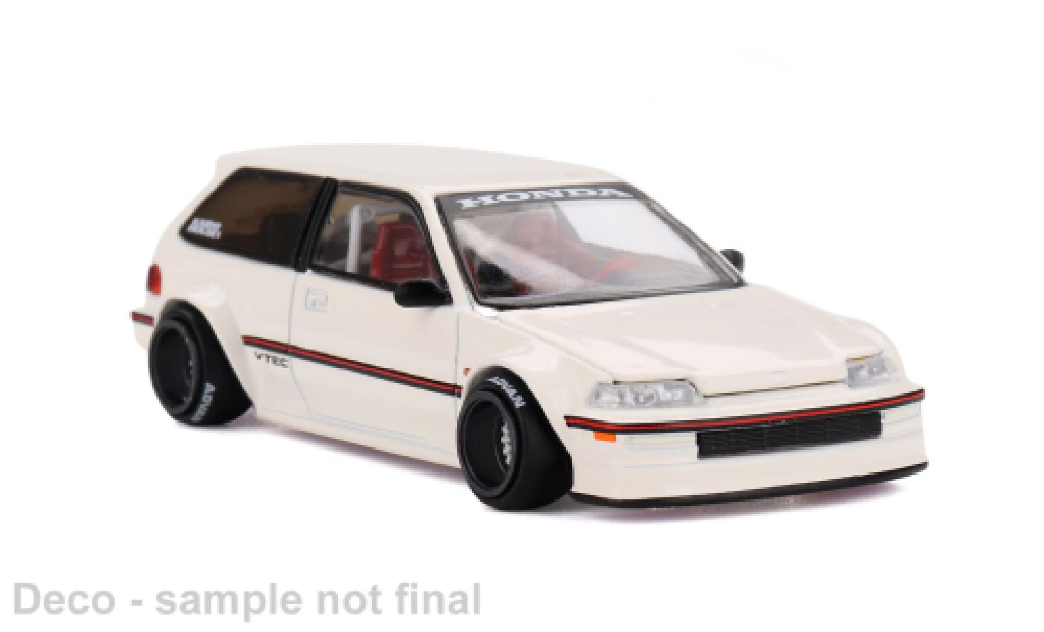 Honda Civic 1/64 Mini GT (EF) Kaido Street V1 beige 1987 1:64 modelauto