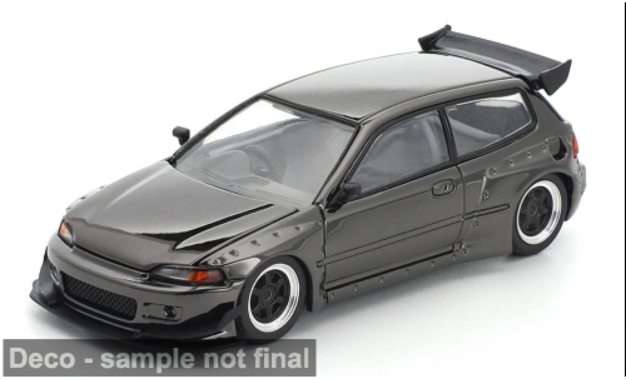 Honda Civic 1/64 Pop Race EG6 anthrazit 1:64 modelauto