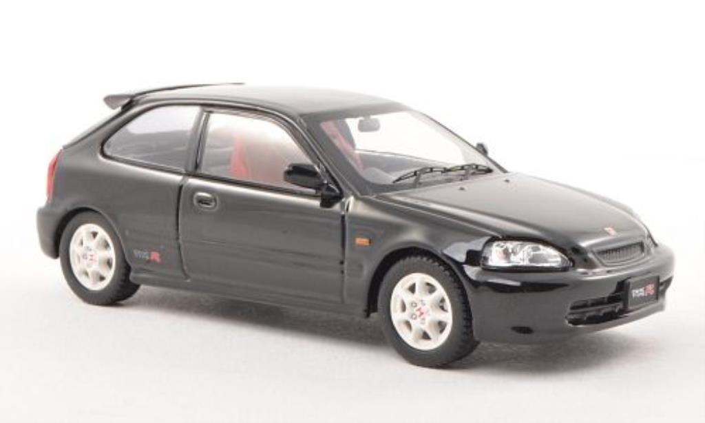 Honda Civic 1/43 Ebbro Type R (EK9) zwart RHD fruhe Ausfuhrung modelauto
