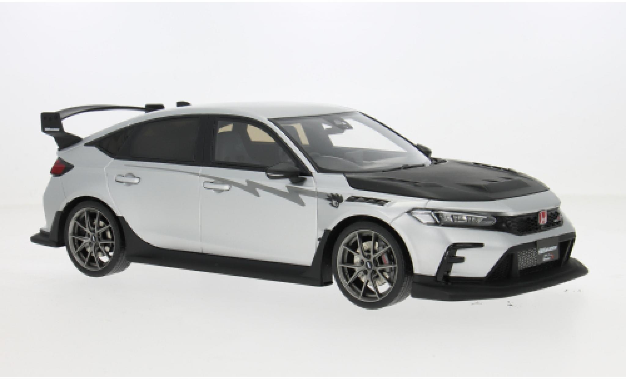 Honda Civic 1/18 Ottomobile Type R grijs/zwart 2024 1:18 modelauto