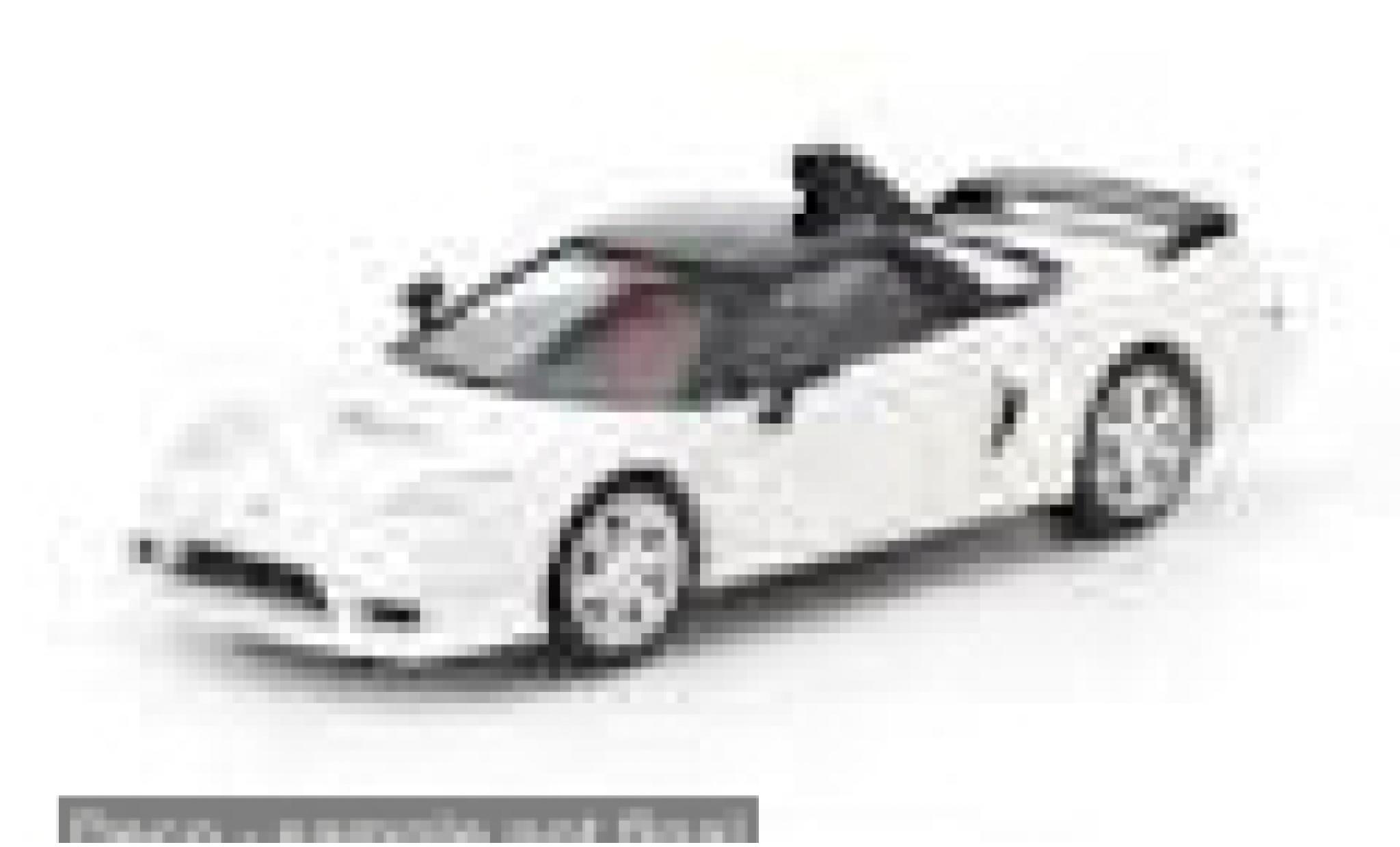 Honda NSX 1/64 Pop Race -R GT wit 1:64 modelauto